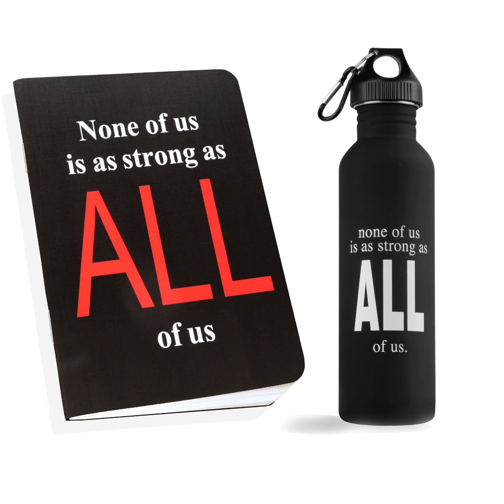 Archies | Archies Printed Stainless Steel Sipper Water Bottle  & Notebook combo  With Corporate Quote Theme 0