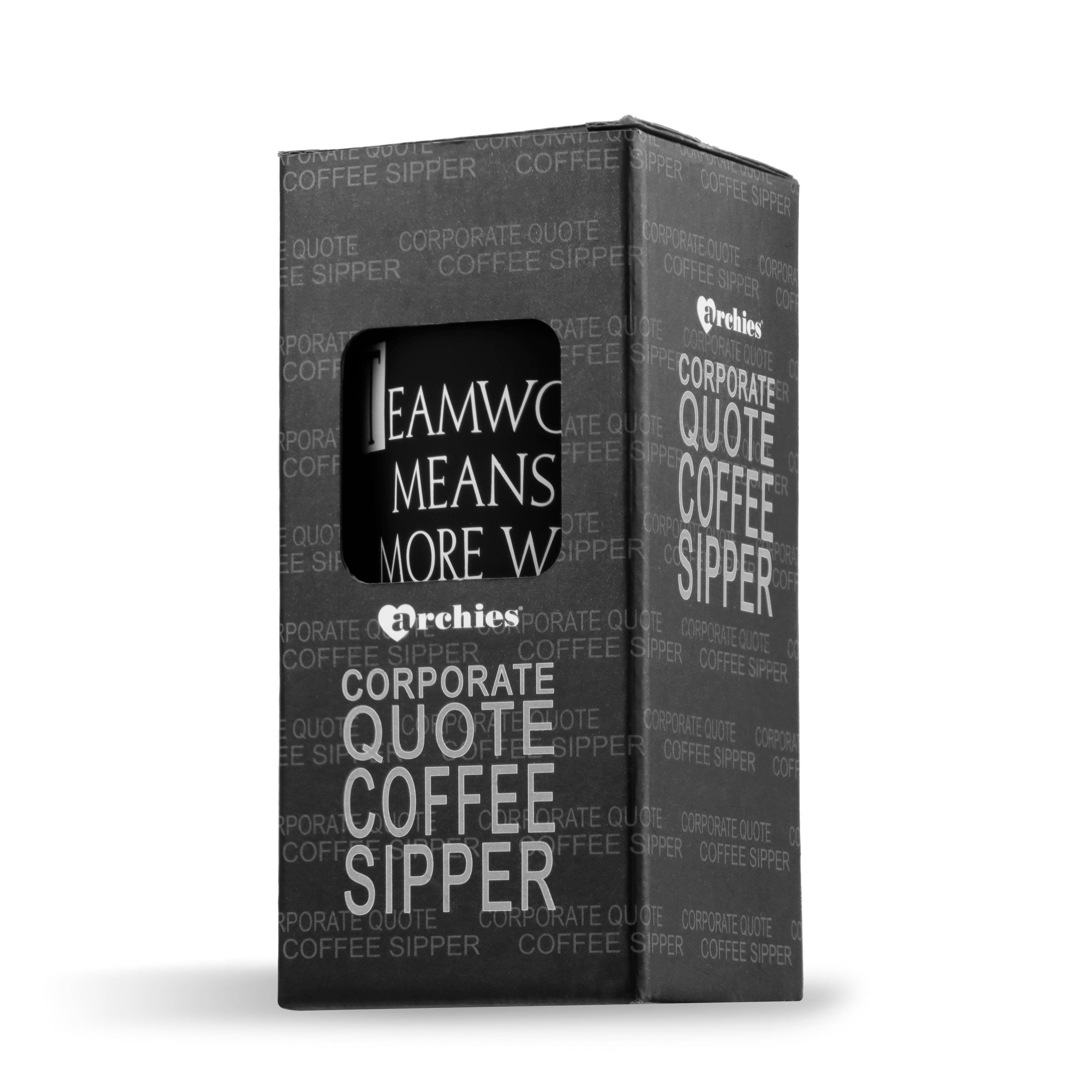 Archies | Archies Printed Stainless Steel Sipper/Shaker & Notebook combo with Corporate Quote Theme 3