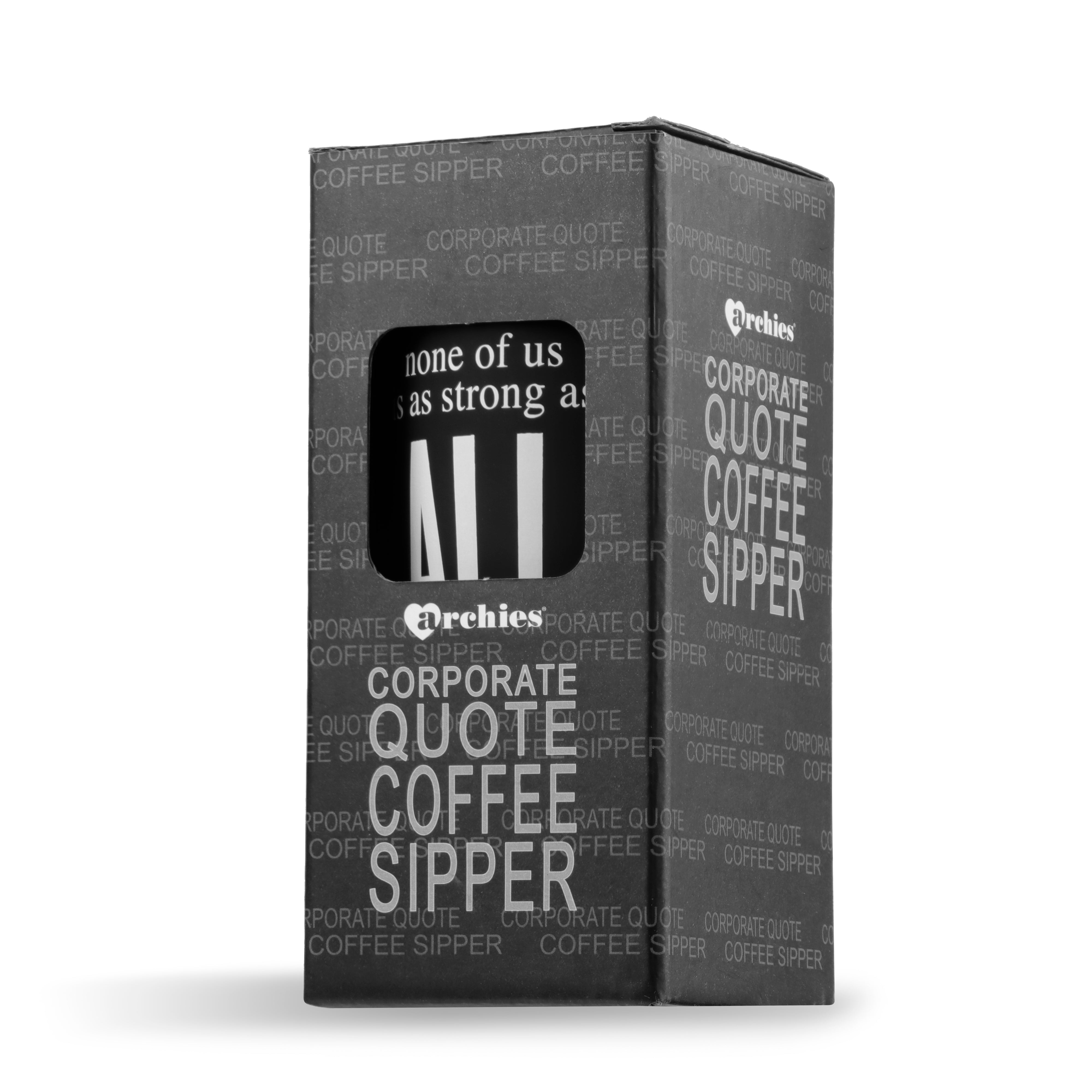 Archies Printed Hard PrasticTravel Sipper with handle /Shaker Corporate  Quote Theme - Gifts for Him/Her, Gifts