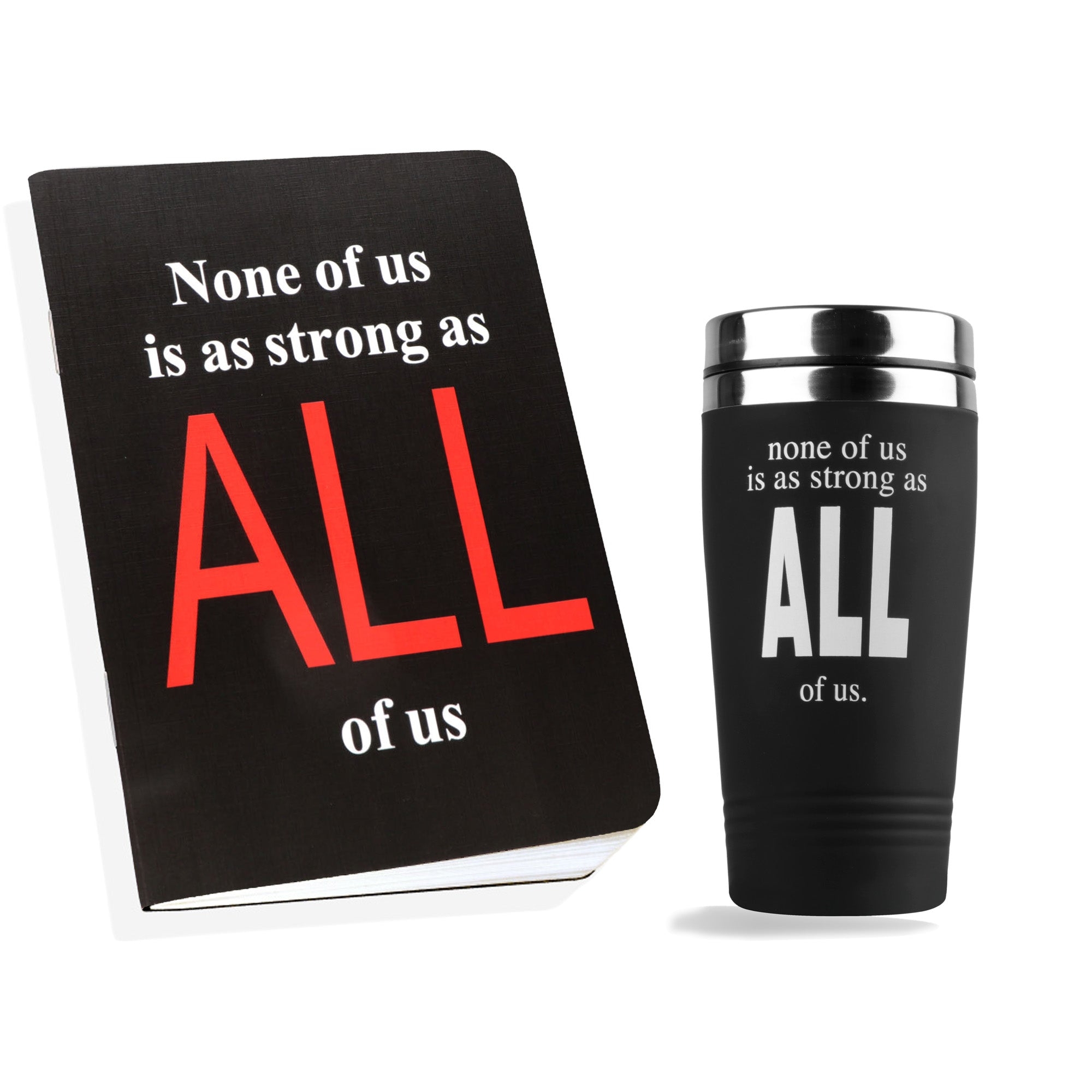 Archies | Archies Printed Stainless Steel Sipper/Shaker & Notebook combo with Corporate Quote Theme 0