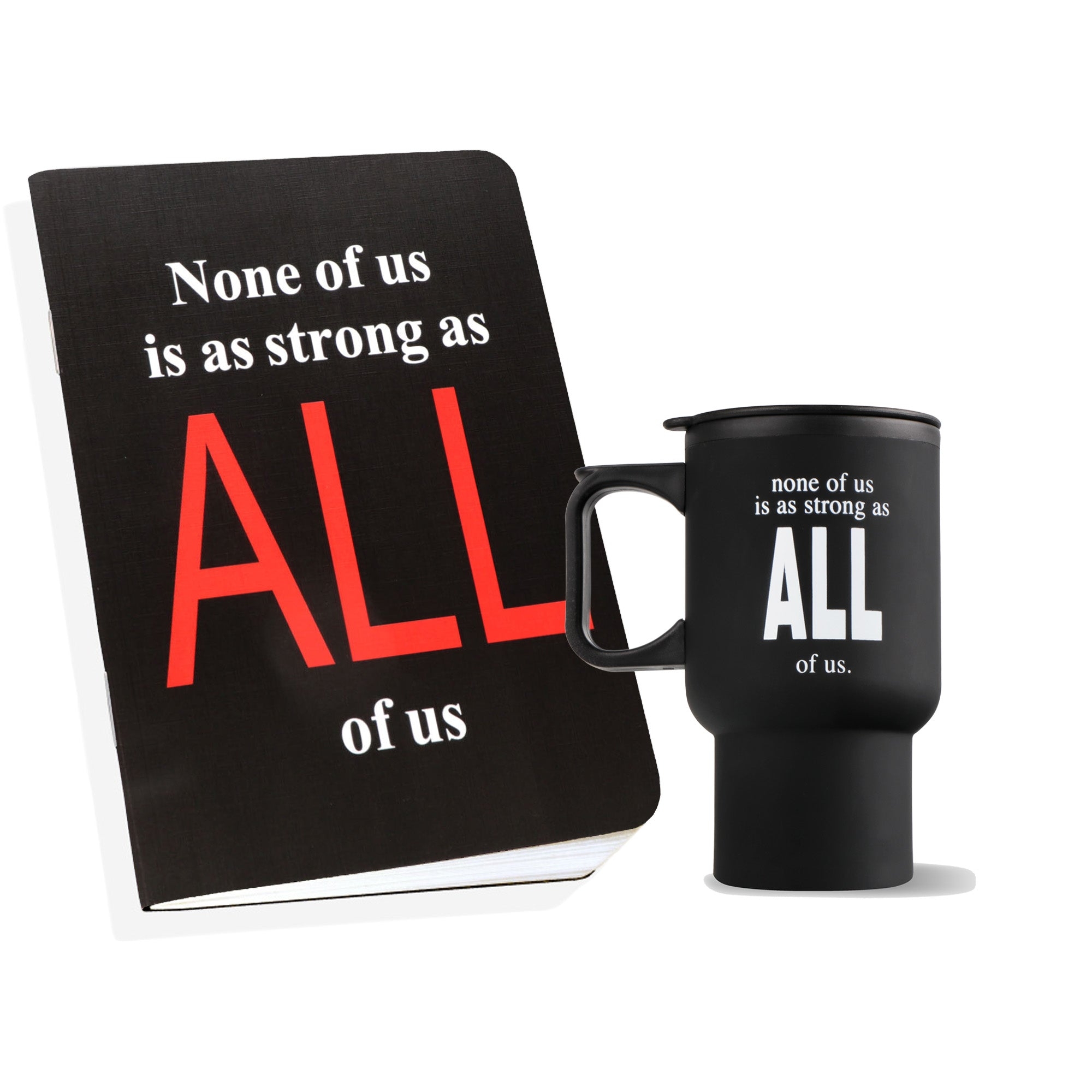Archies | Archies Printed Hard PrasticTravel Sipper & Notebook combo  with Corporate Quote Theme 0