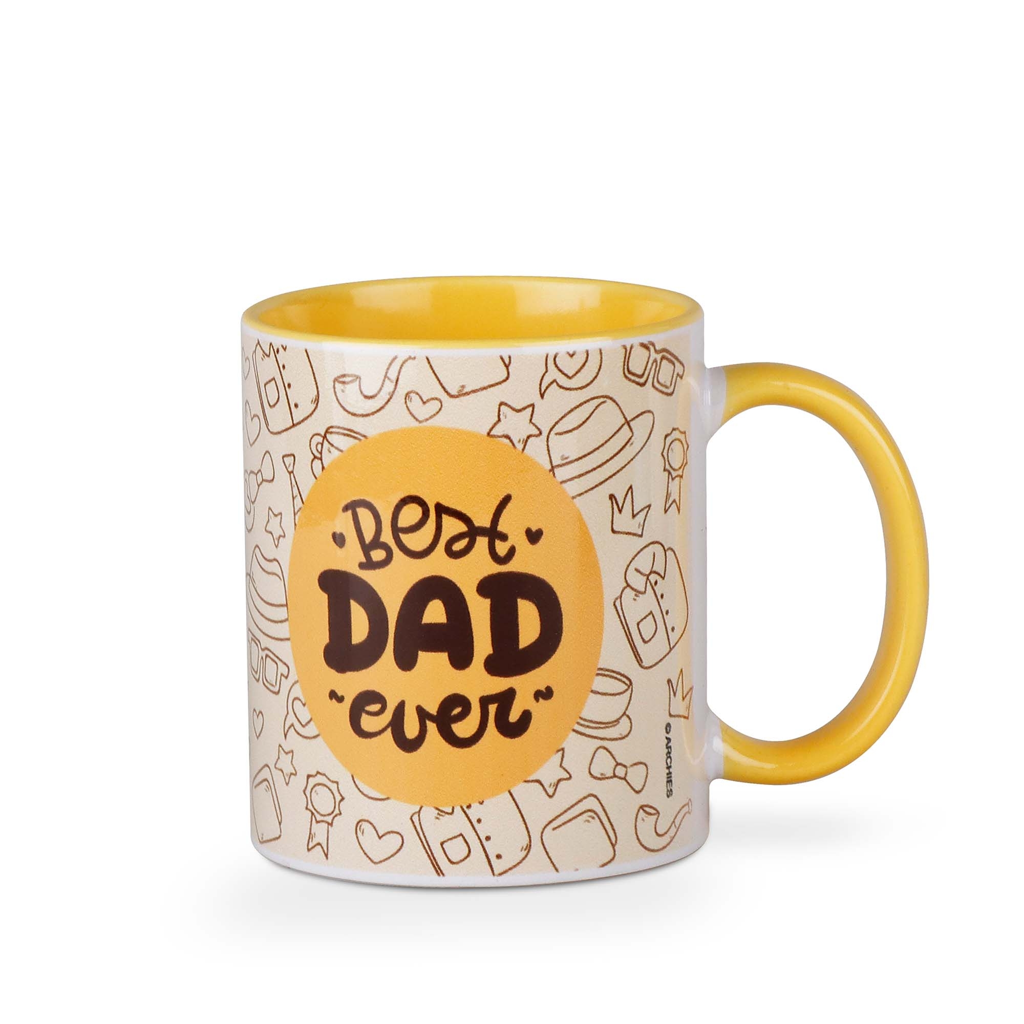 Archies | Archies Father's day combo gift pack MUG CUSHION SCROL GREETING CARD WITH envelope 3