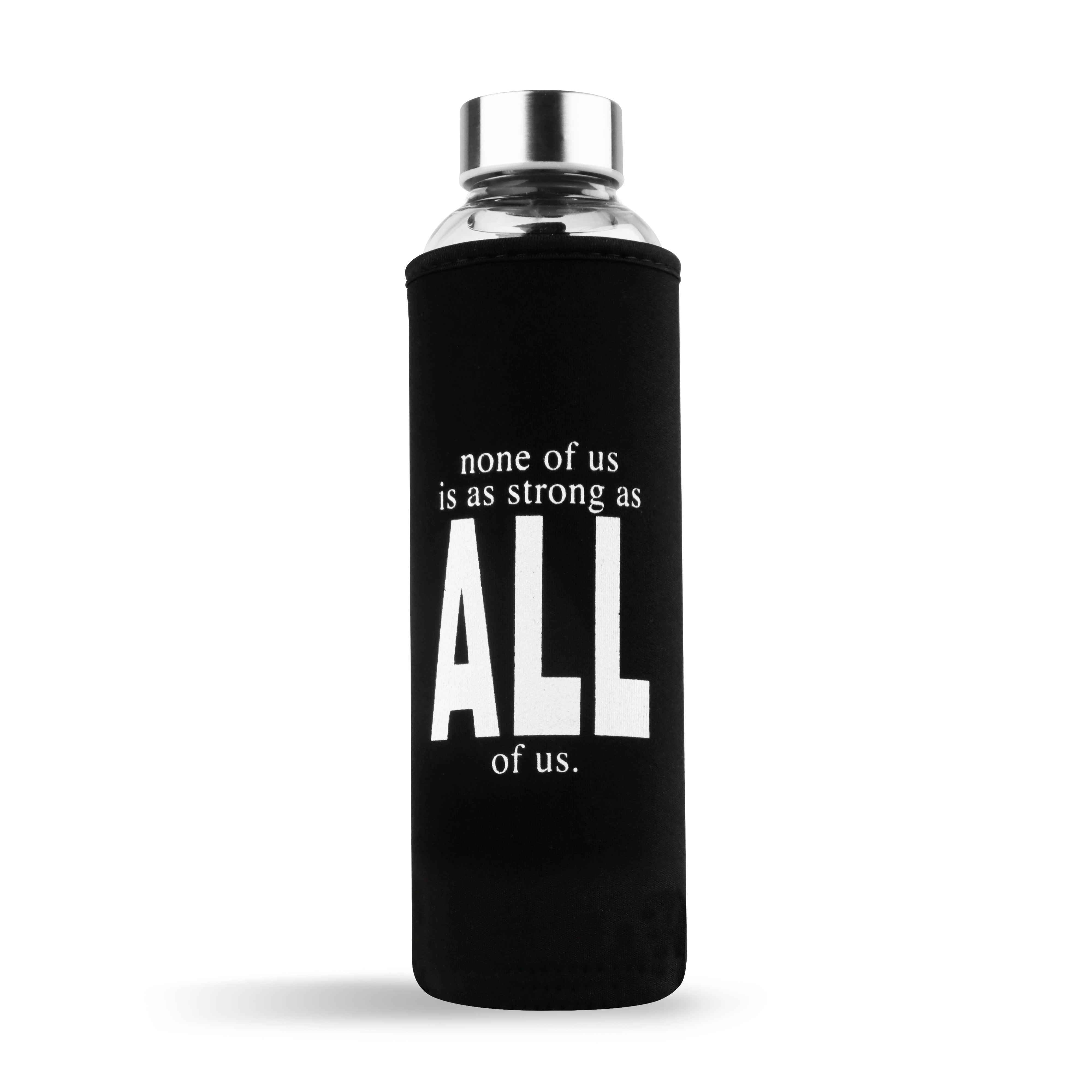 Archies | Archies Printed Glass  Water Bottle With Protector Cover & Notebook combo With Corporate Quote Theme  3
