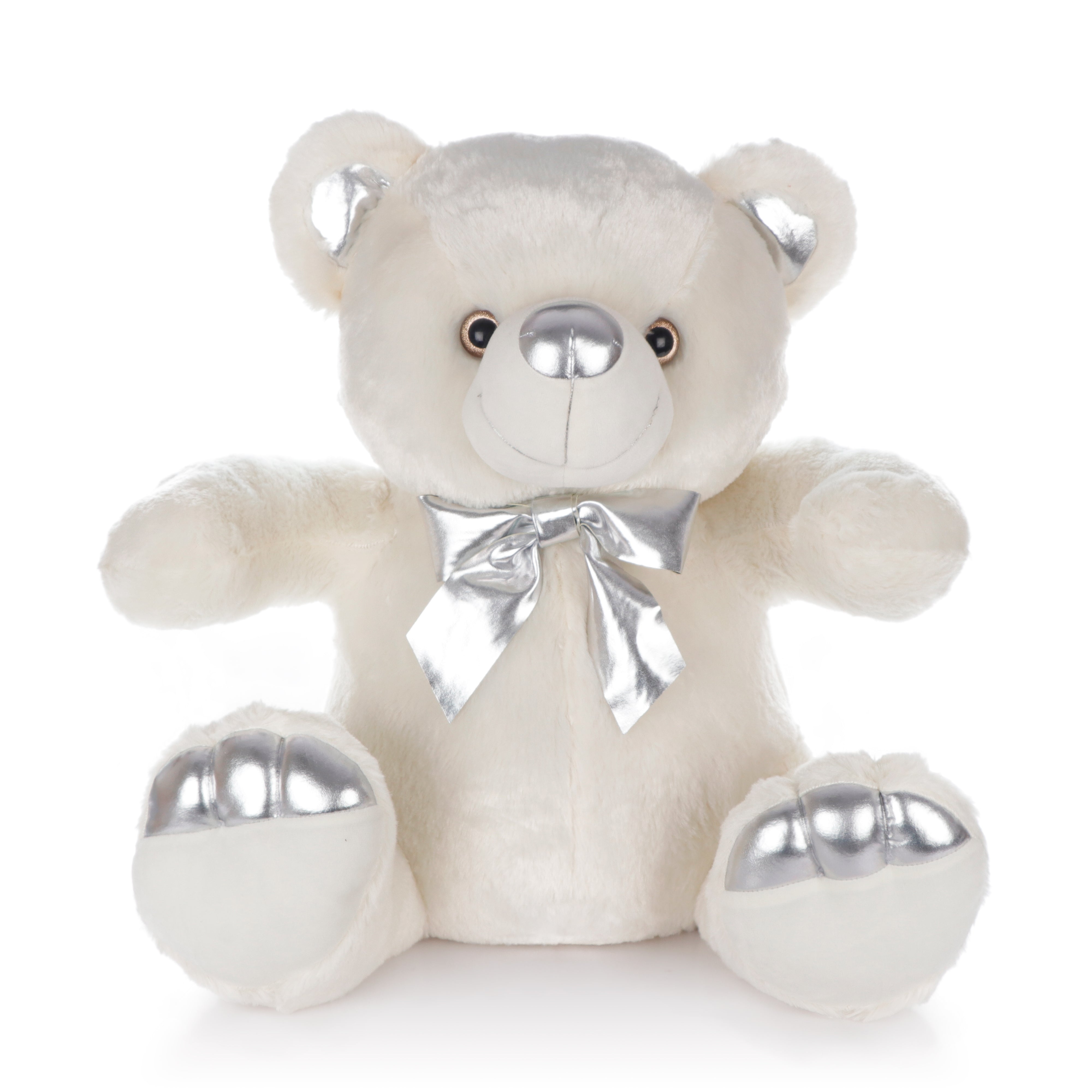 Archies | Archies Soft Toys, Teddy Bear For Girls, Soft Toys Boyfriend, Husband For Kids, Birthday Gift For Girls,Wife,   White Teddy Bear with Golden Paws - 55CM 0