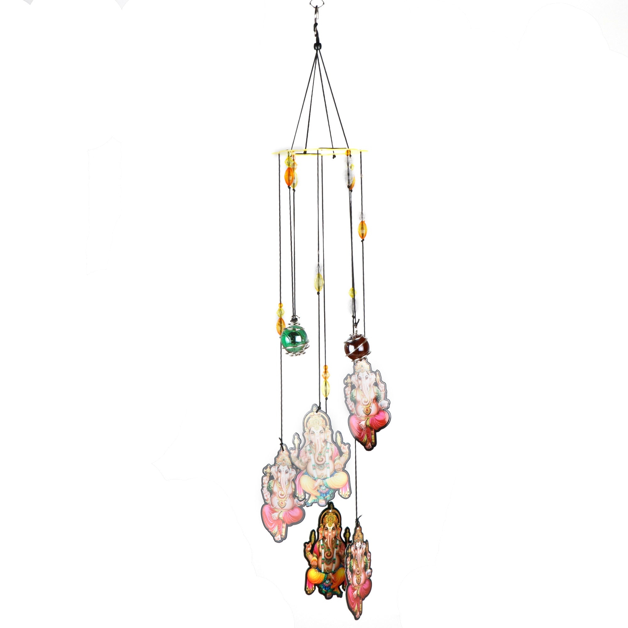 Archies | Archies KEEPSAKE Metal Wind Chimes with 4 Bells with Door wind chain Wall Hanger 55CM Multicolor 0