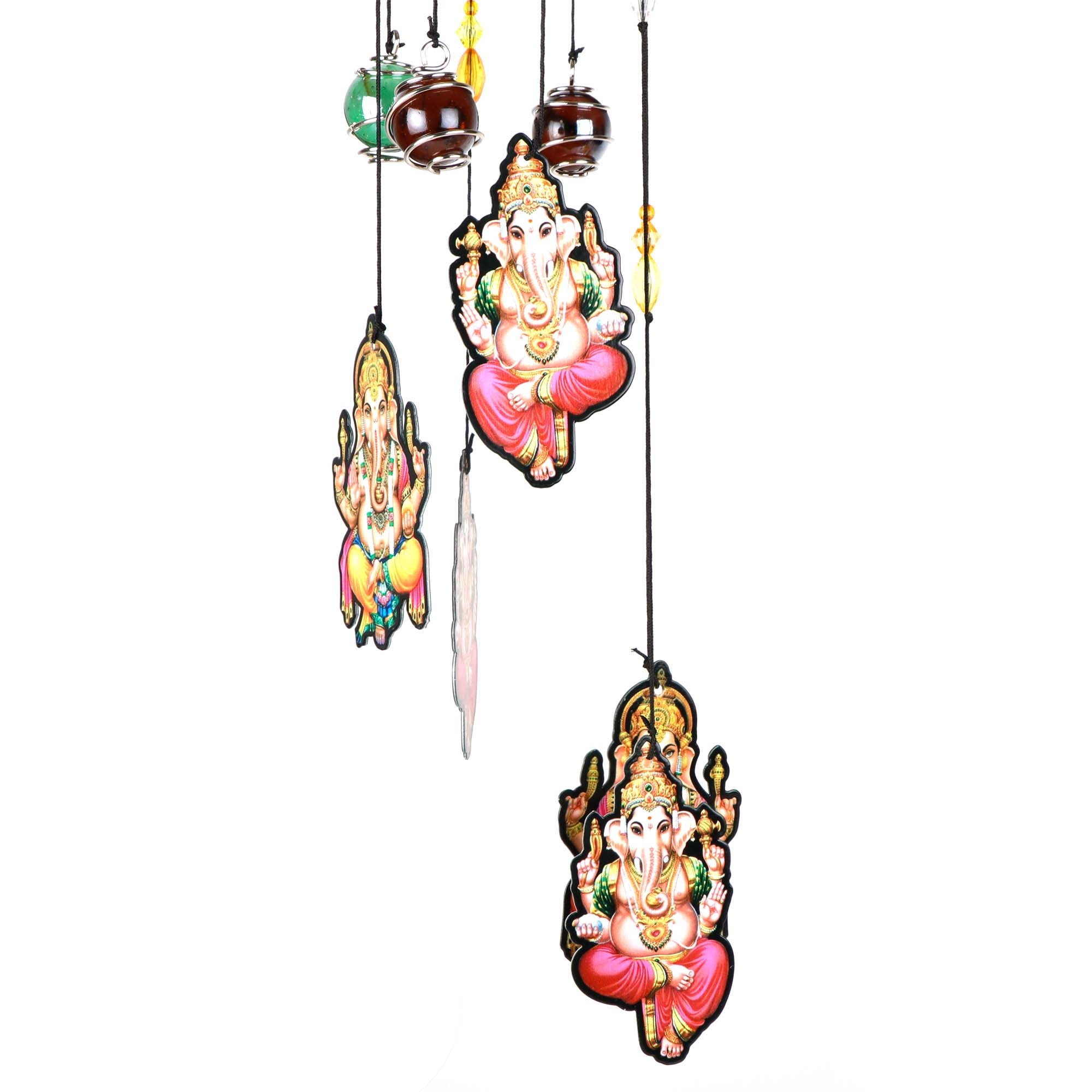 Archies | Archies KEEPSAKE Metal Wind Chimes with 4 Bells with Door wind chain Wall Hanger 55CM Multicolor 1