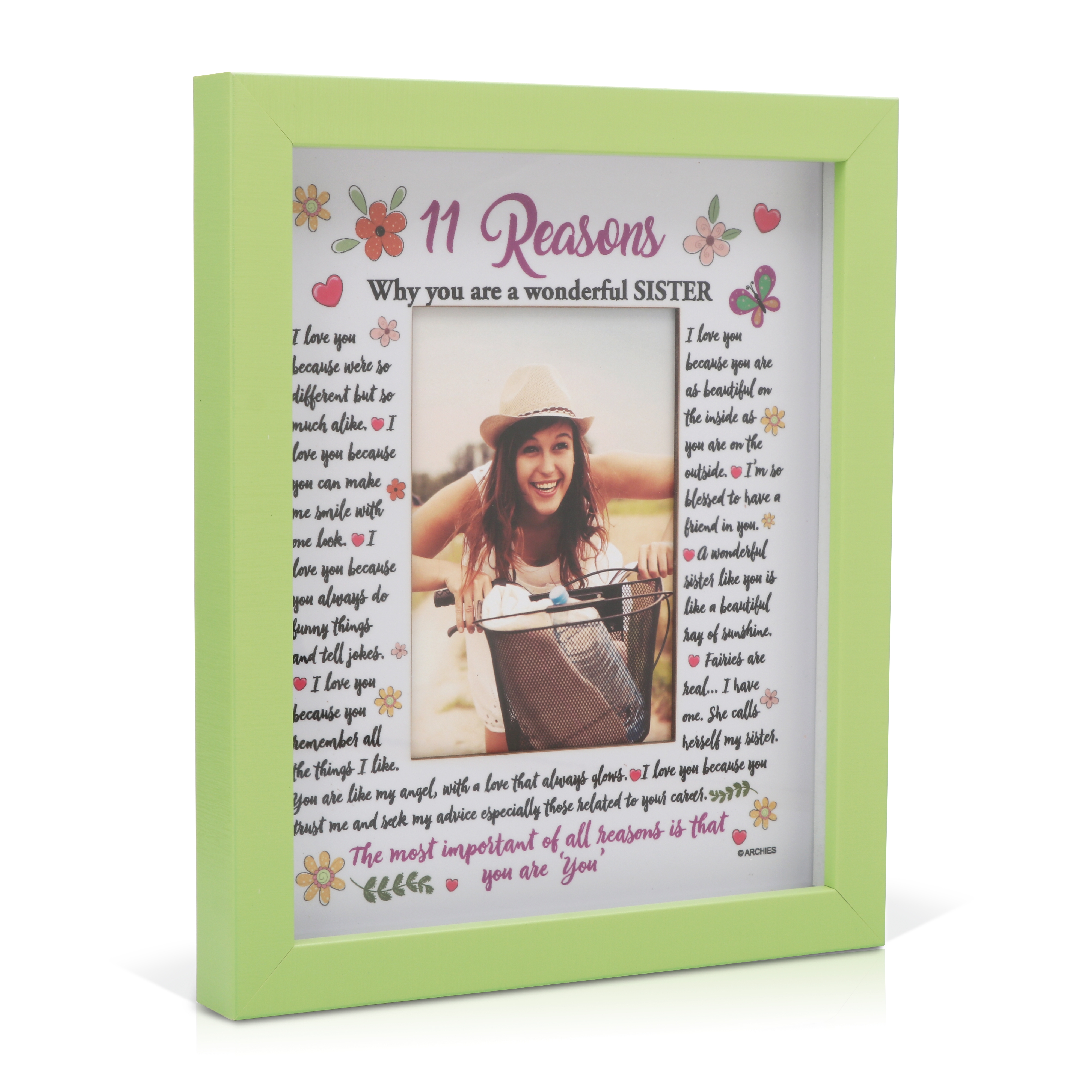 Archies | Archies Wooden Photo Frame for Wonderful Sister 1