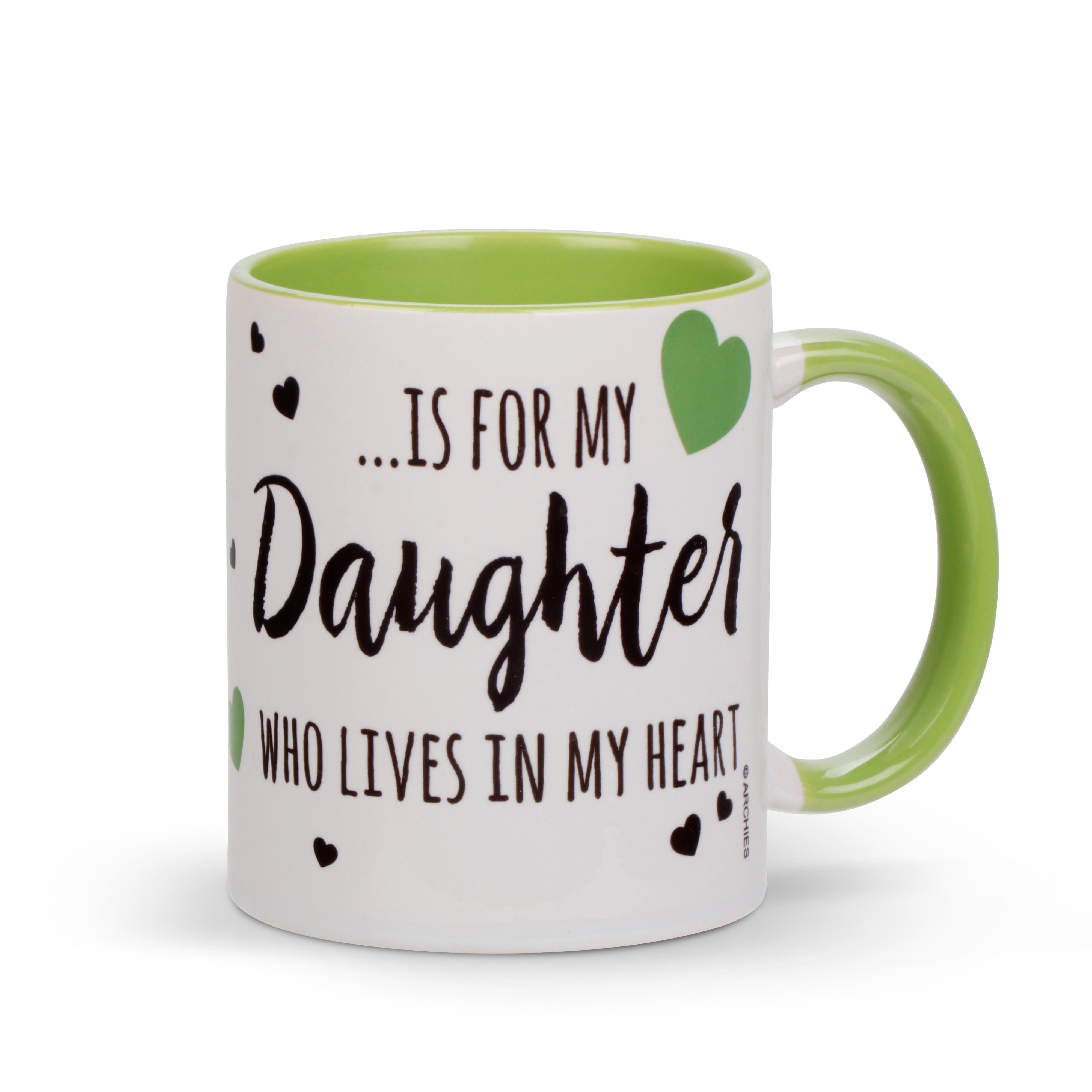 Archies | Archies KEEP SAKE Daughter Gift Combo with Ceramic Mug and Elevated Initial Quotation - with a FREE GREETING CARD 2