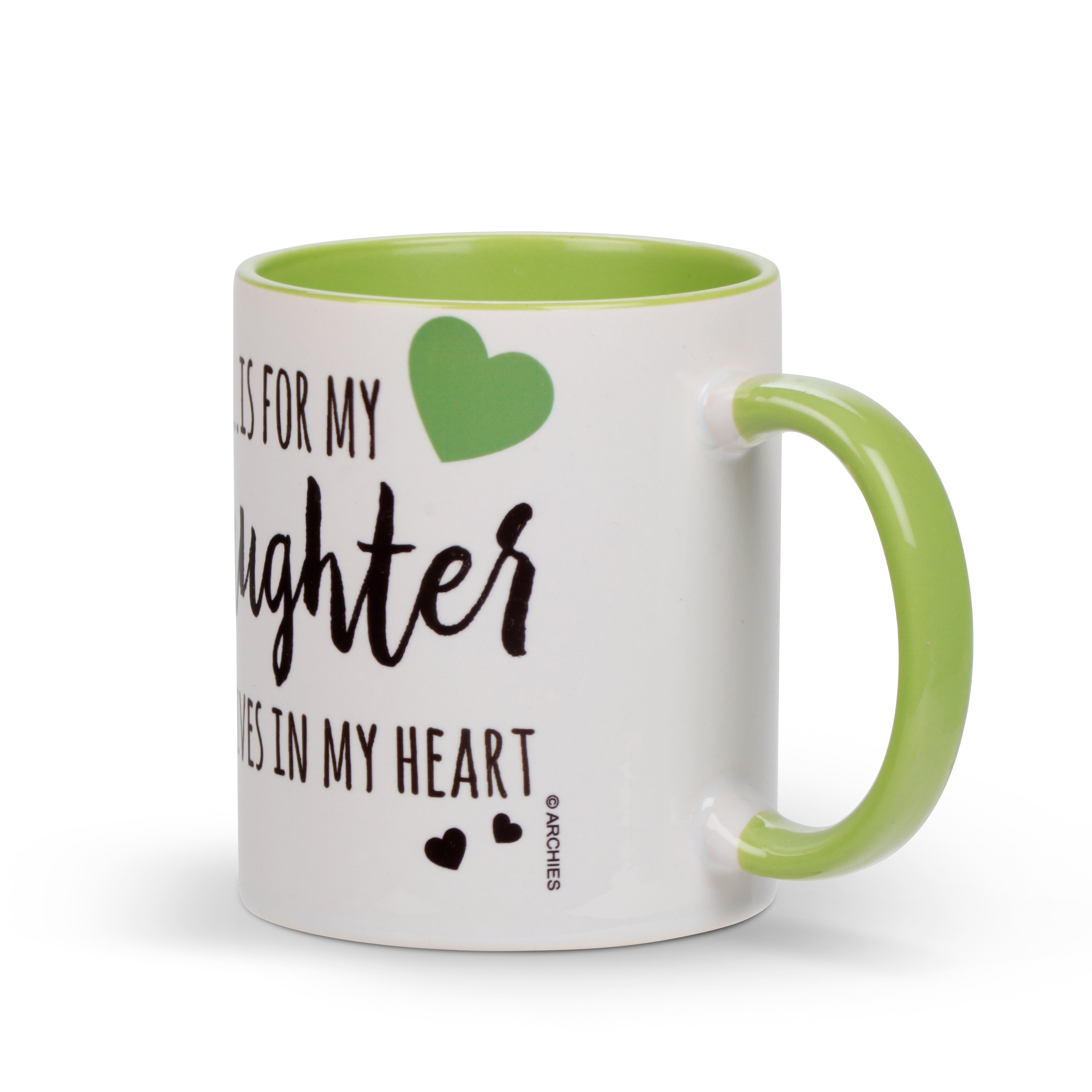 Archies | Archies KEEP SAKE Daughter Gift Combo with Ceramic Mug and Elevated Initial Quotation - with a FREE GREETING CARD 3