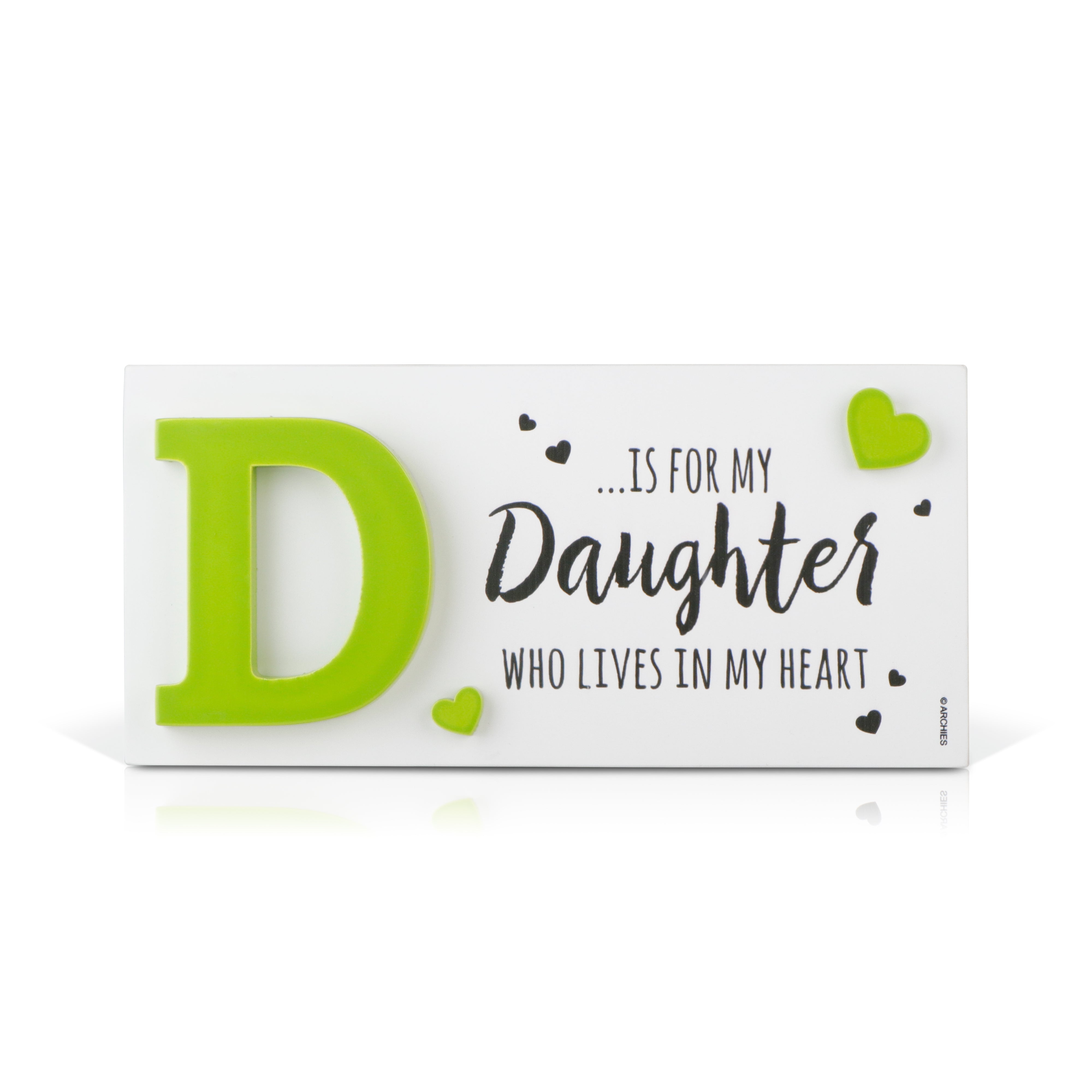 Archies | Archies KEEP SAKE Daughter Gift Combo with Ceramic Mug and Elevated Initial Quotation - with a FREE GREETING CARD 6