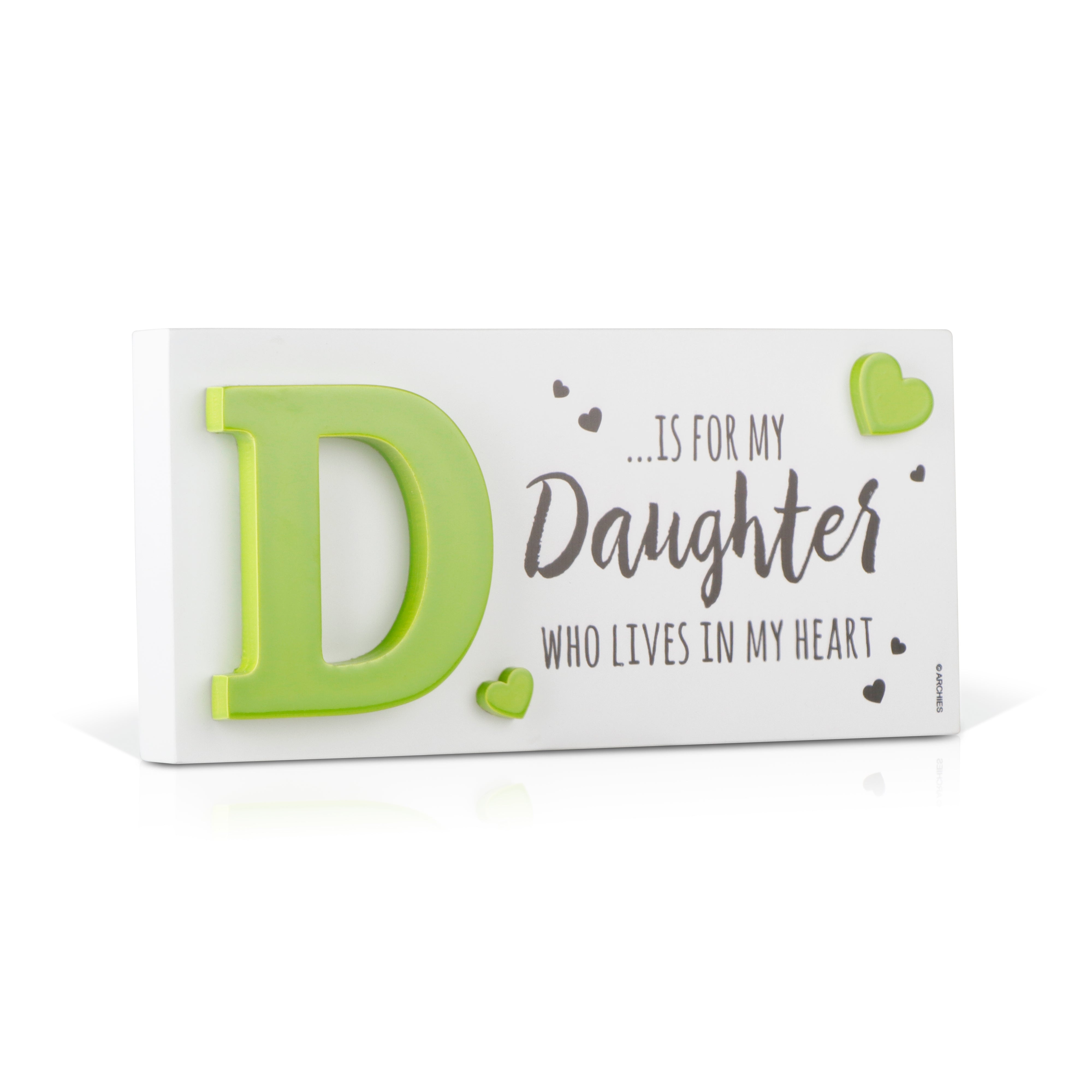 Archies | Archies KEEP SAKE Daughter Gift Combo with Ceramic Mug and Elevated Initial Quotation - with a FREE GREETING CARD 7