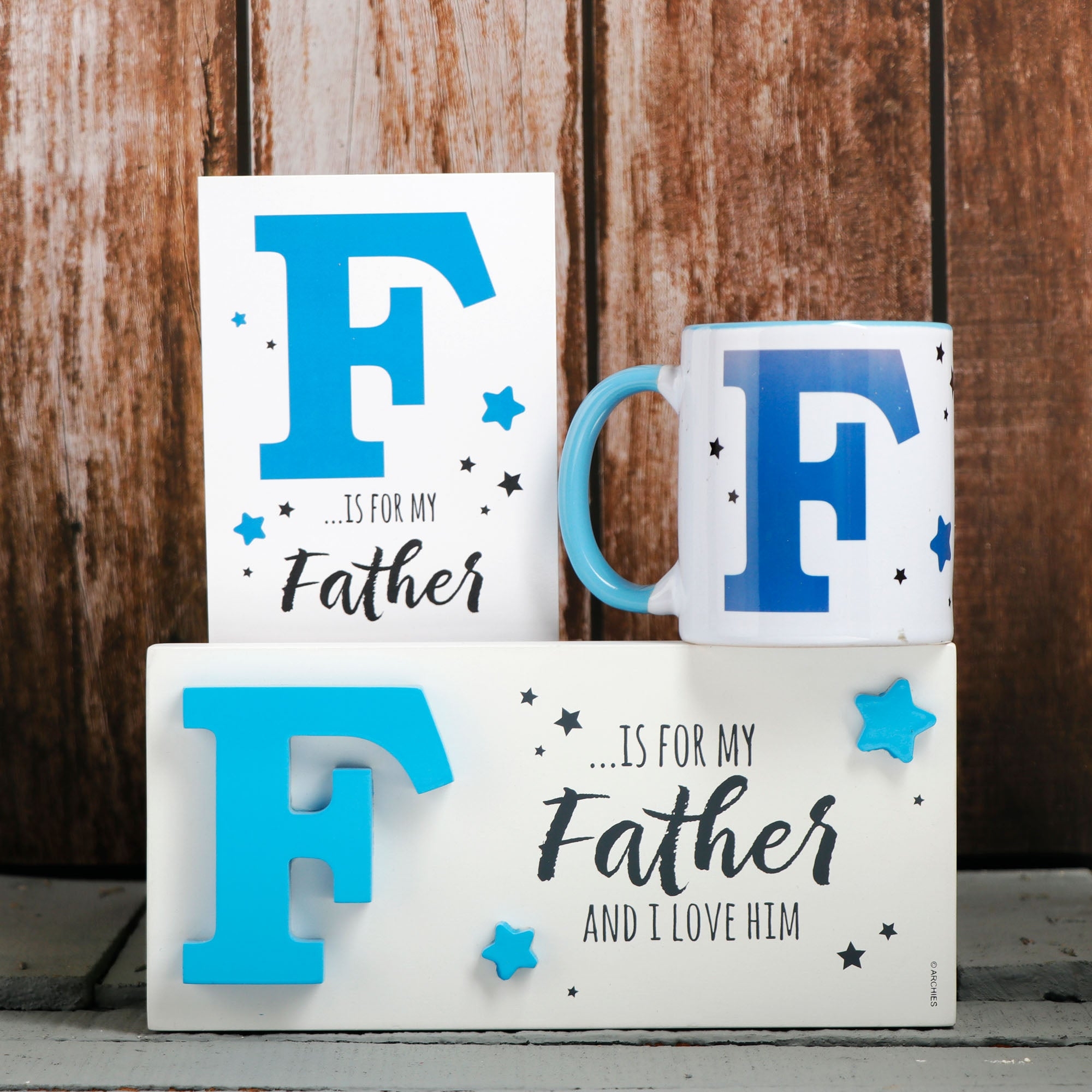 Archies | Archies KEEP SAKE Father's Day Gift Combo with Ceramic Mug and Elevated Initial Quotation - with a FREE GREETING CARD 0