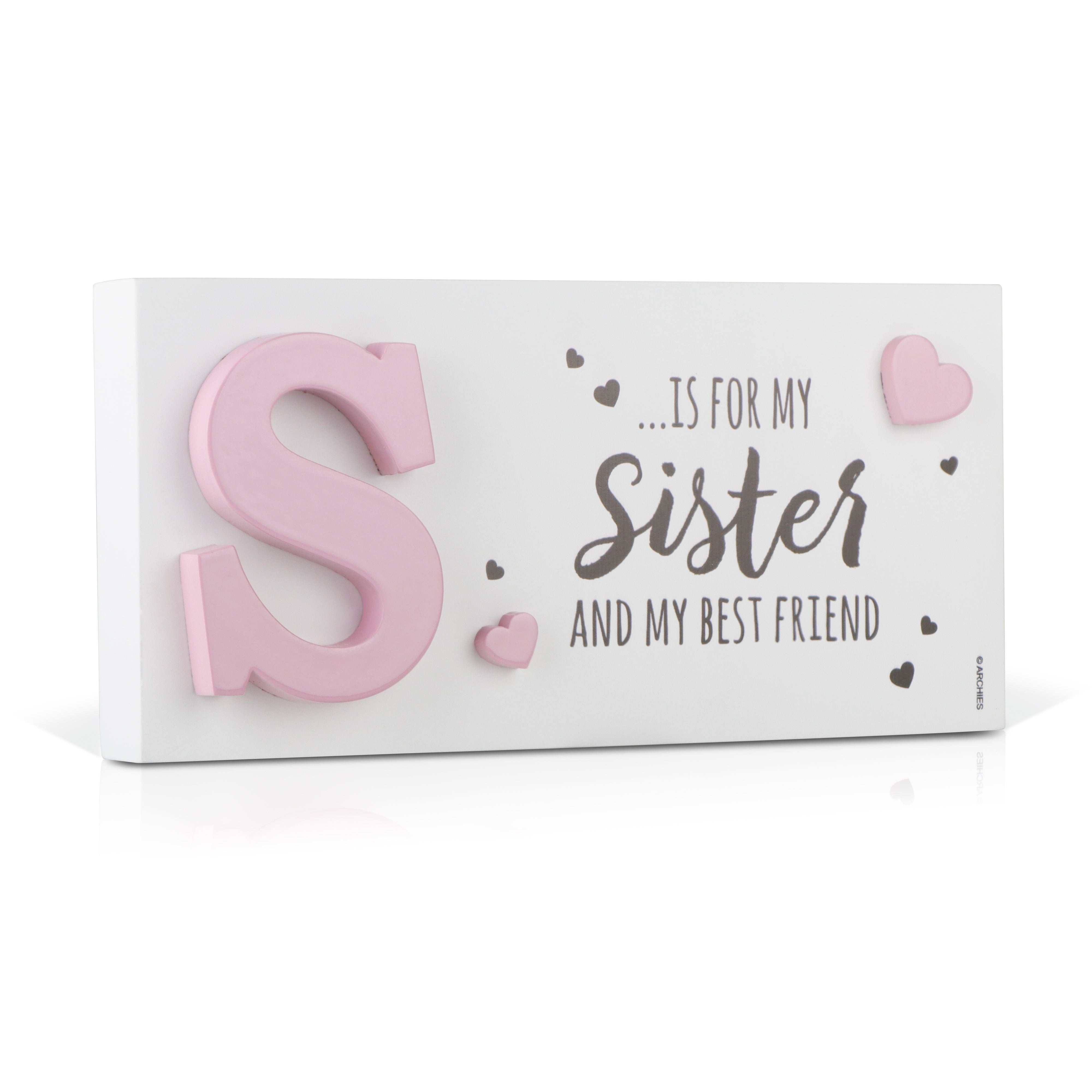 Archies | Archies KEEP SAKE Sister Gift Combo with Ceramic Mug and Elevated Initial Quotation - with a FREE GREETING CARD 7