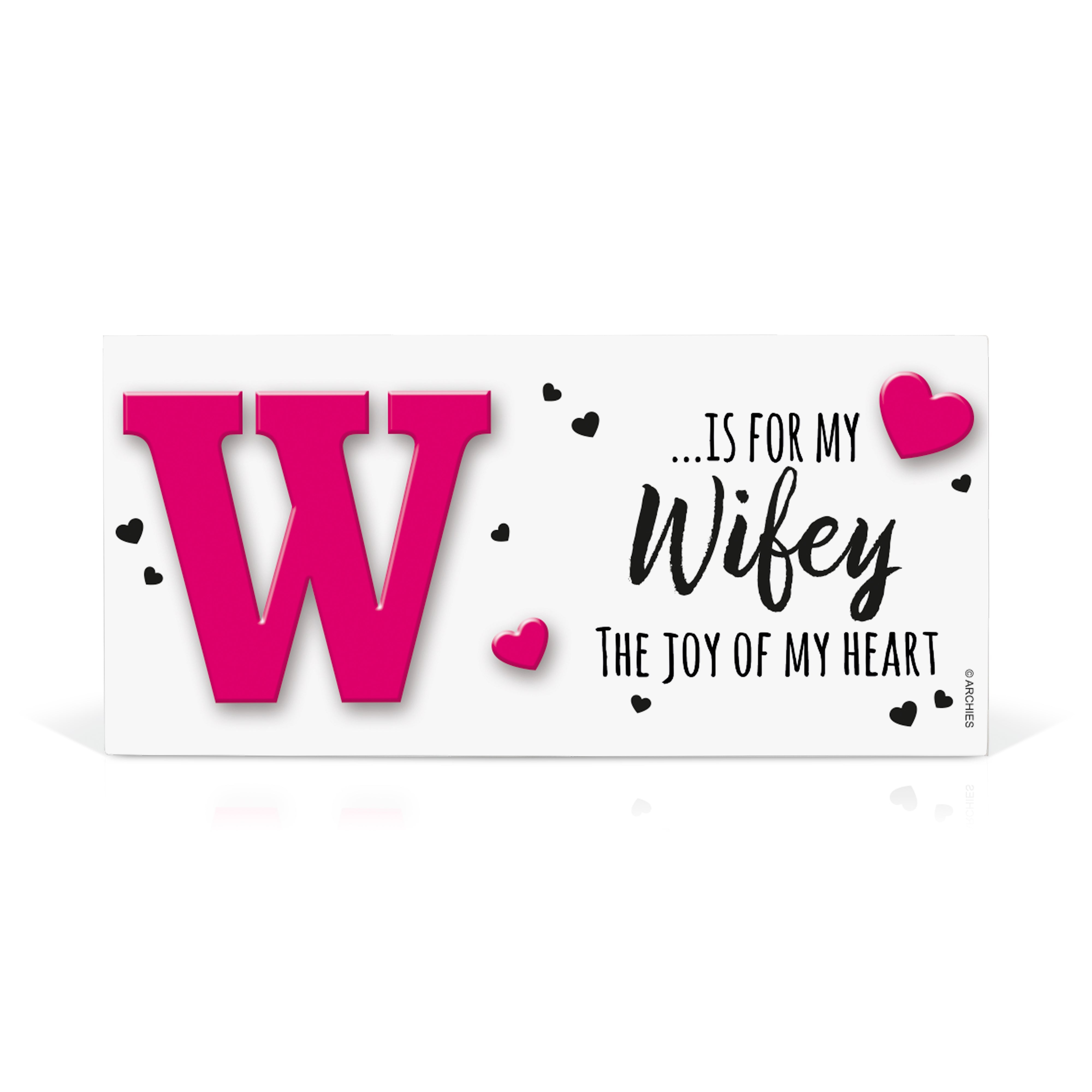 Archies | Archies KEEP SAKE Wife Gift Combo with Ceramic Mug and Elevated Initial Quotation - with a FREE GREETING CARD 5