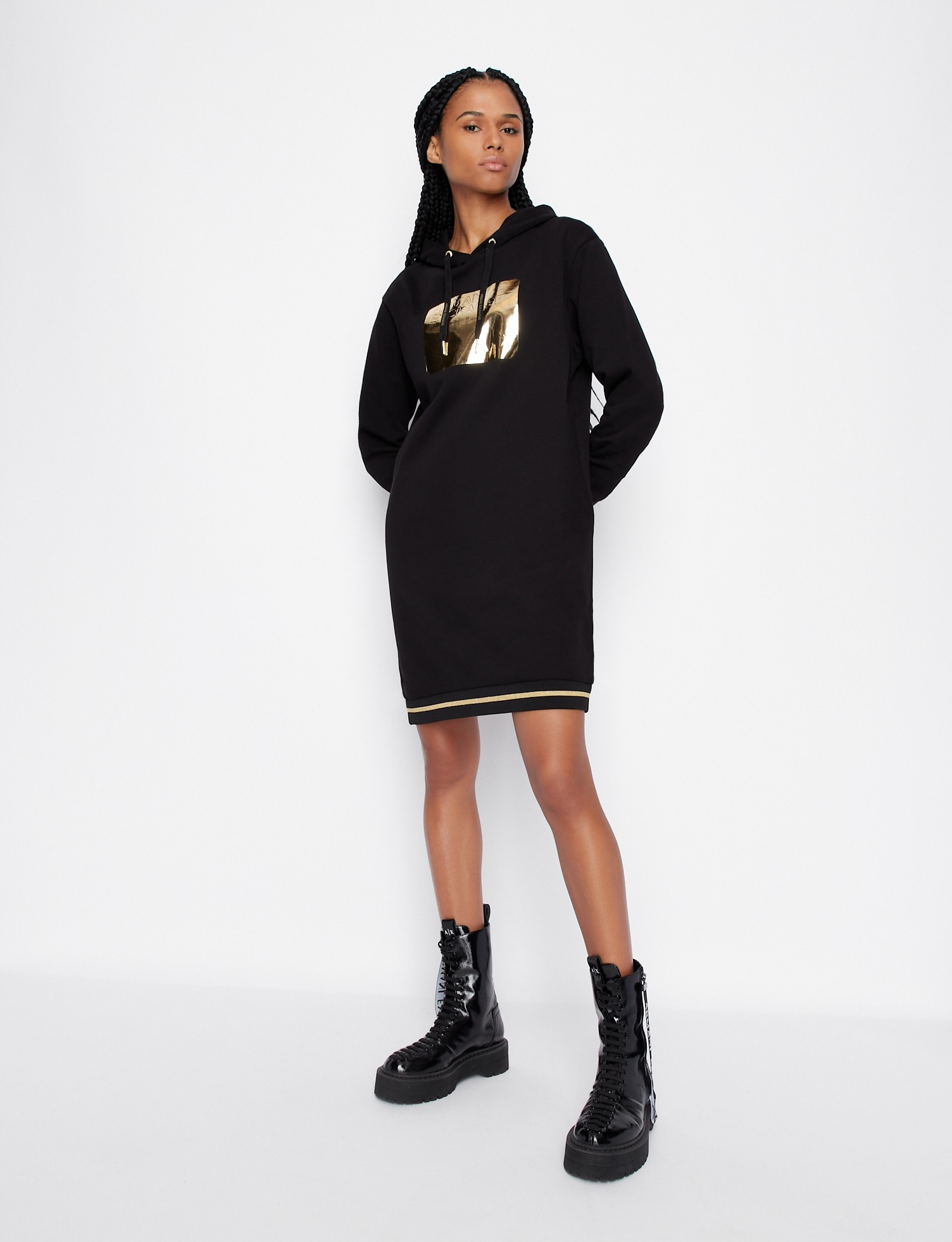 Graphic sweatshirt dress shop