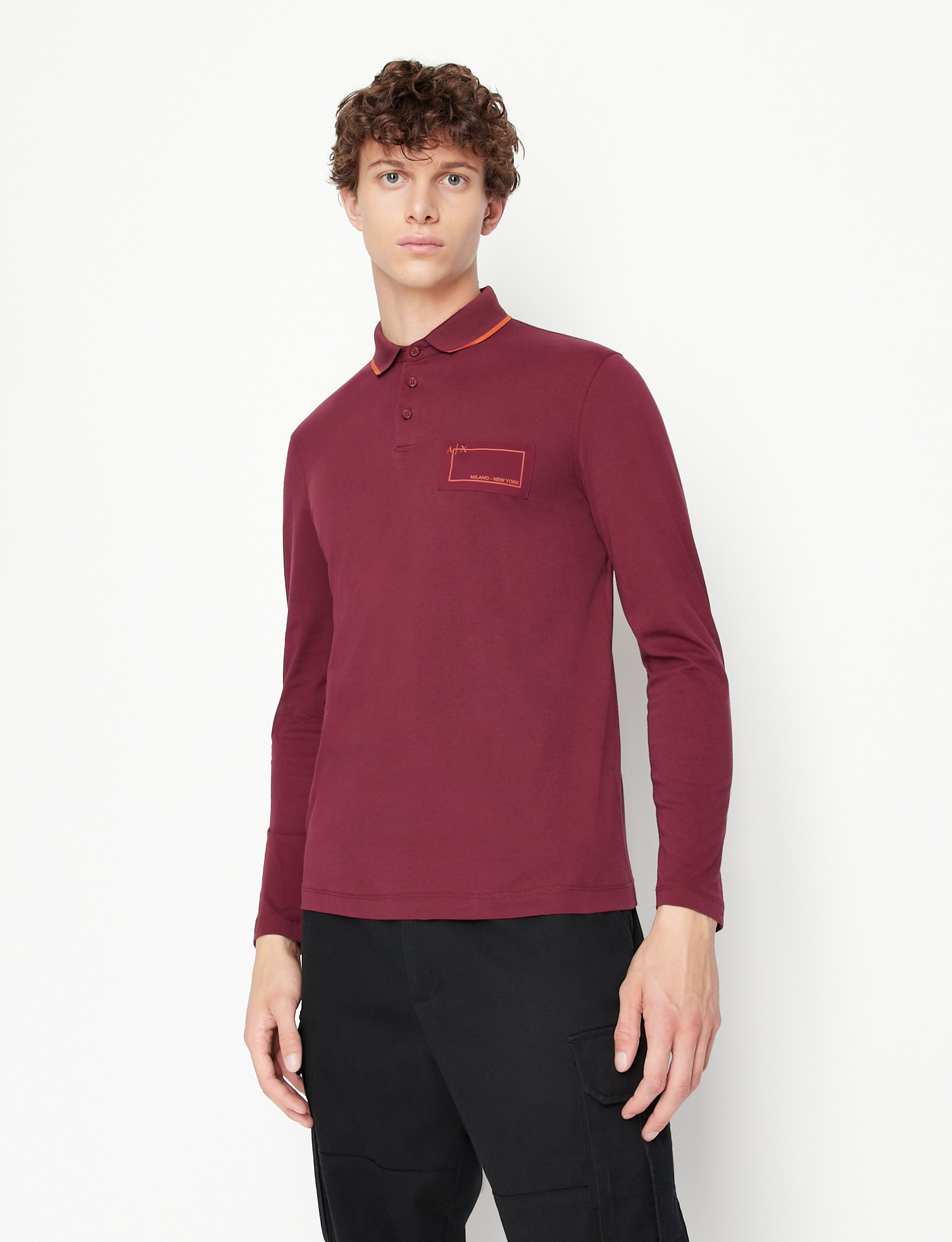 Men Purple Cotton  Polo T-Shirt