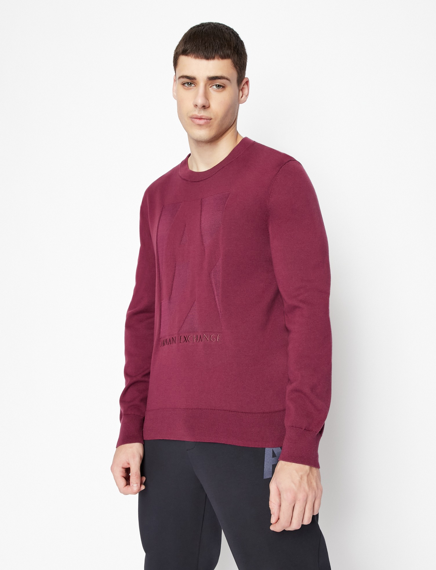 Armani red cheap sweatshirt