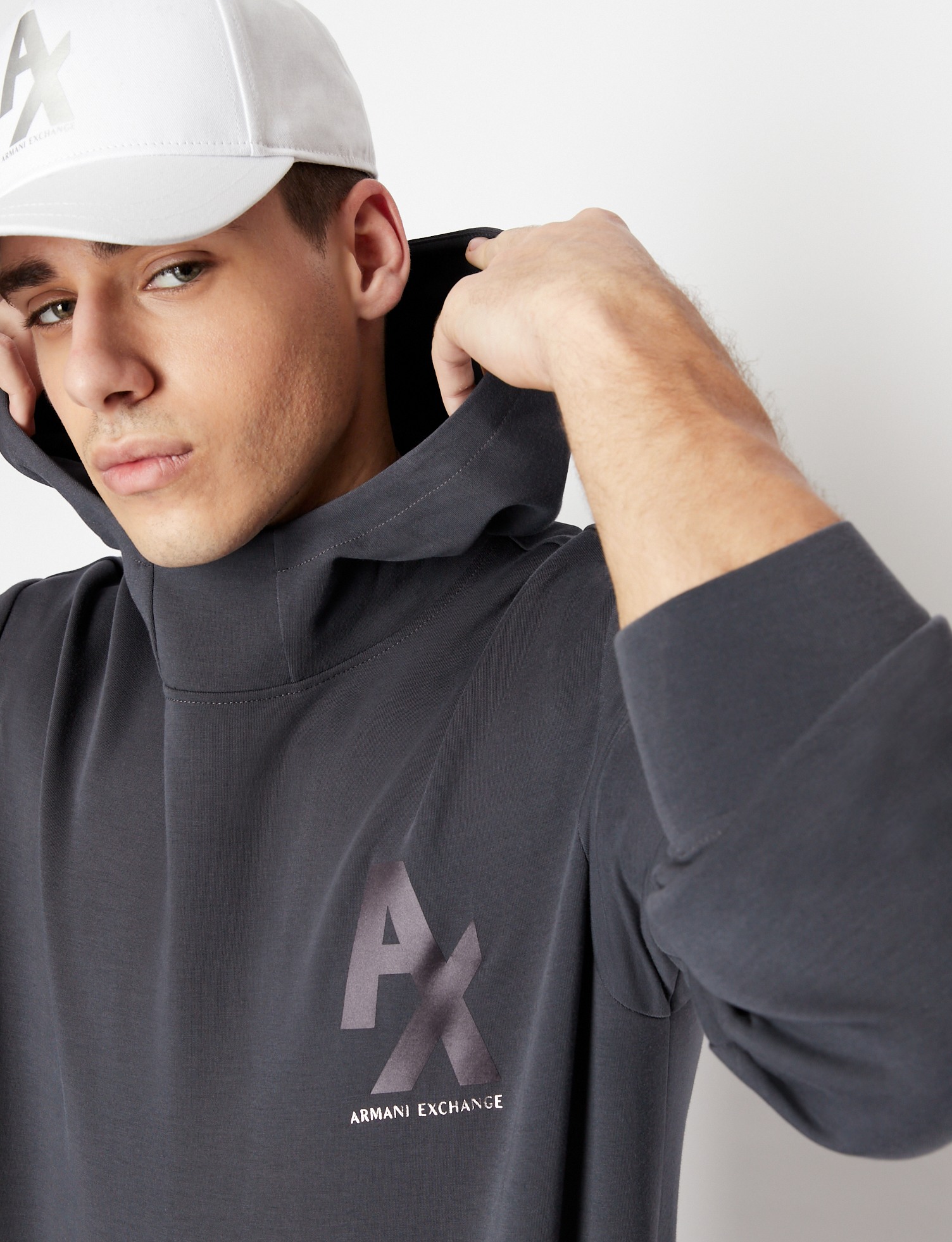 Men Grey Polycotton  Sweatshirt