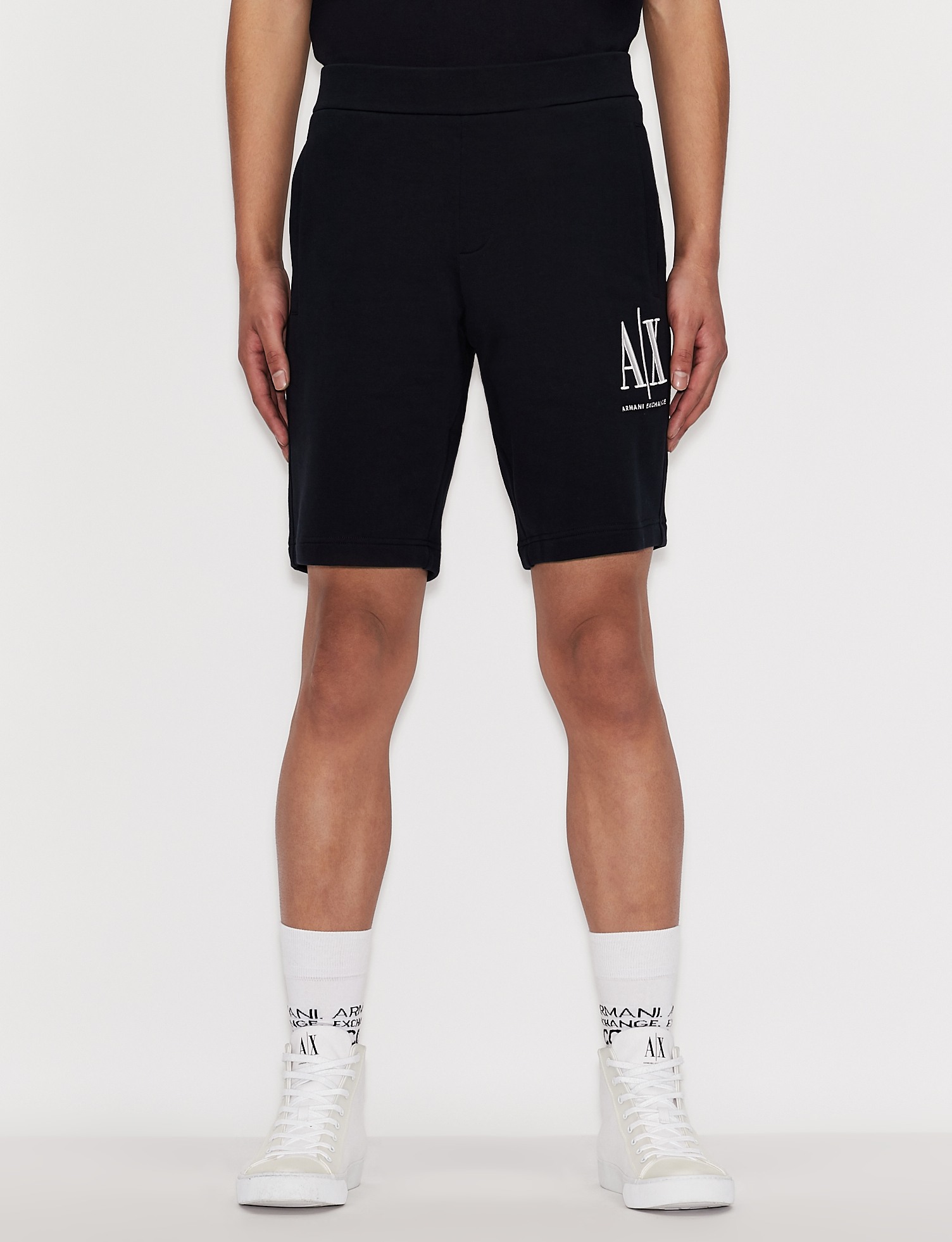 Armani exchange sweat shorts new arrivals