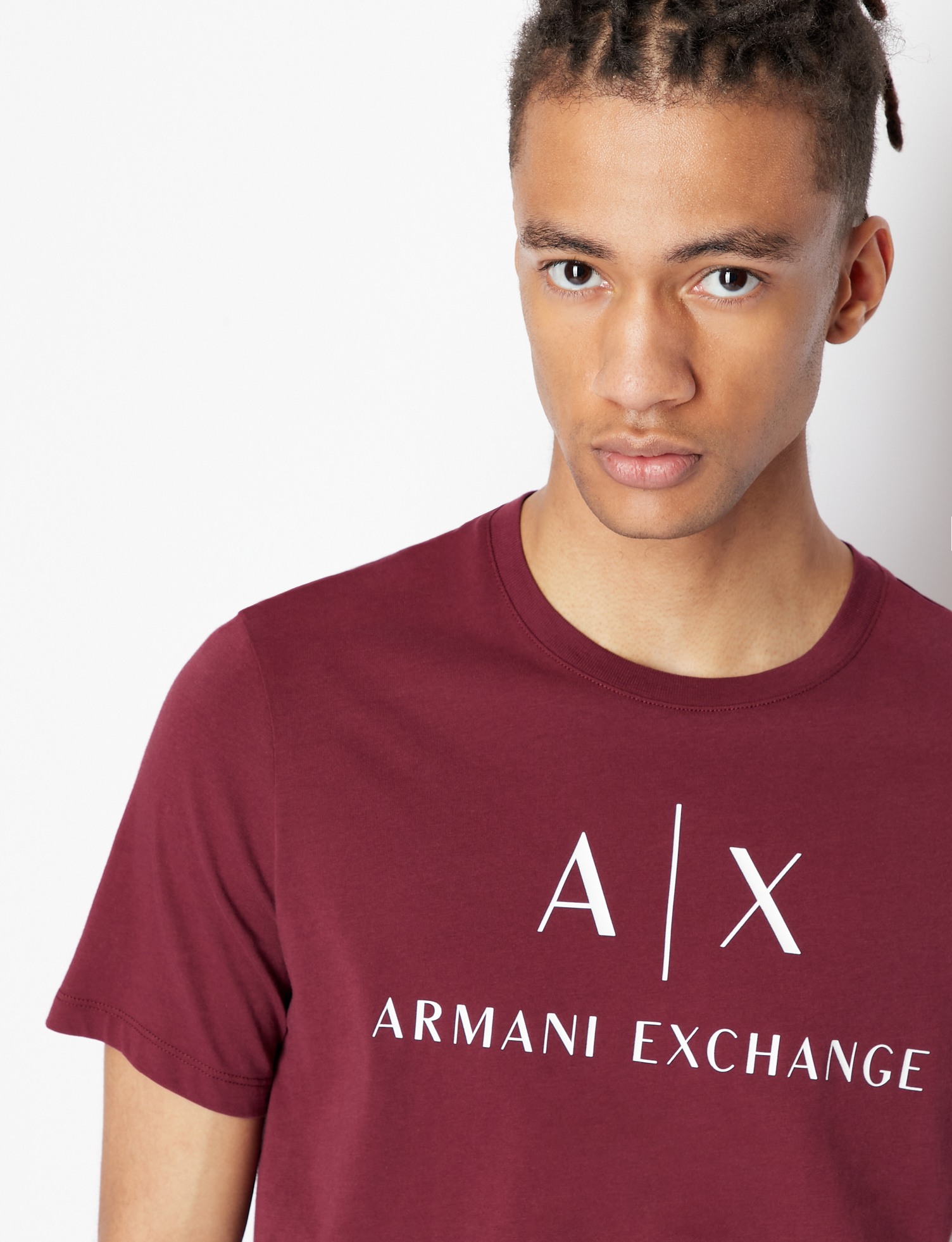 Men Purple Cotton  T-Shirt