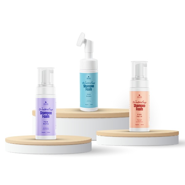 Aroma Groom Paw Cleaner Foaming Waterless Shampoo - Anti-Tick &amp; Flea - 150 ml