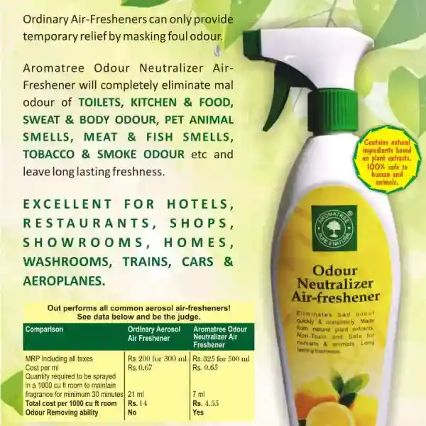 Aroma Tree Odour Neutralizer and Air Freshner - 500 ml