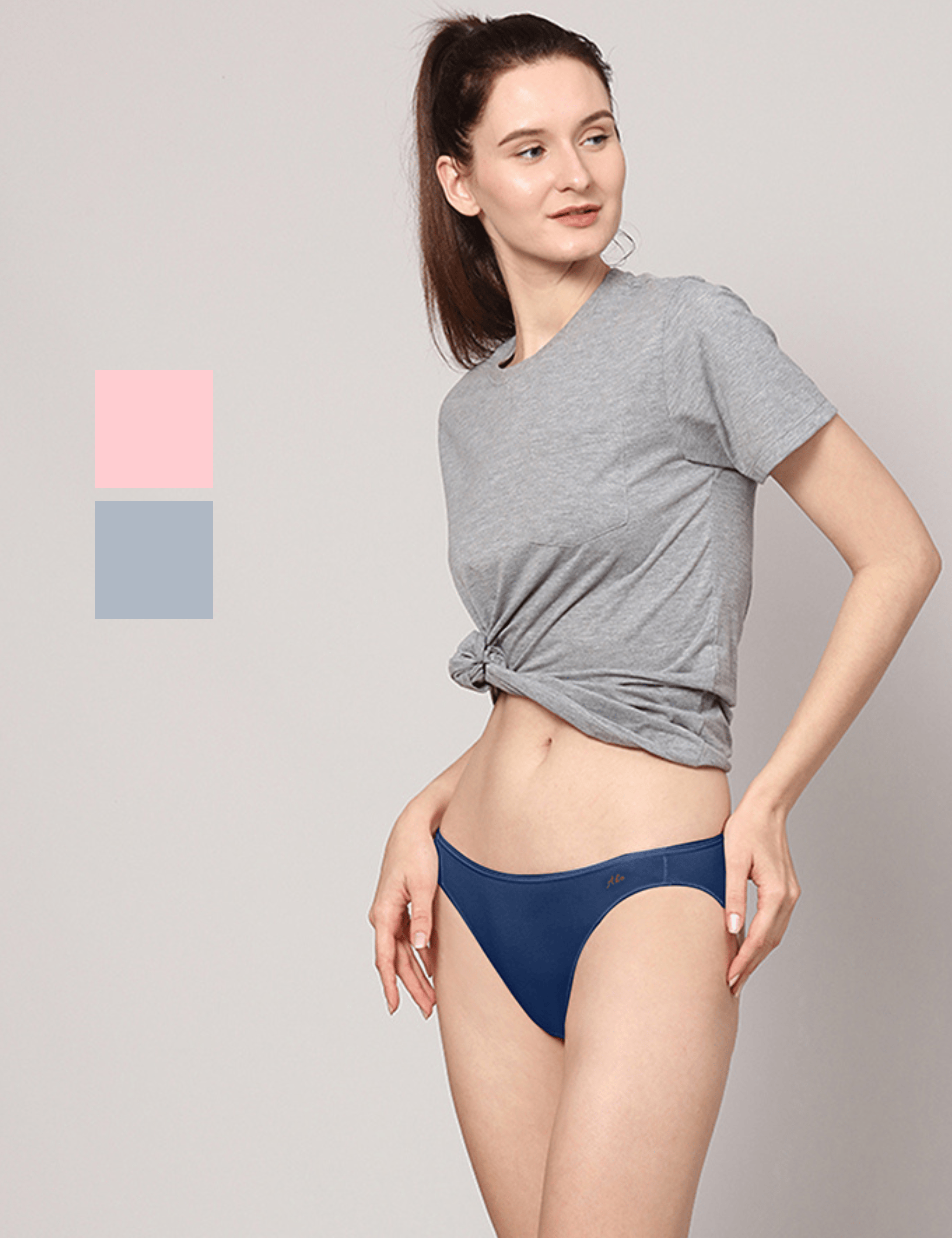 AshleyandAlvis | AshleyandAlvis Women's Panties Micro Modal, Anti Bacterial, Skinny Soft, Premium Bikini-No Itching, Sweat Proof, Double In-seam Gusset 0