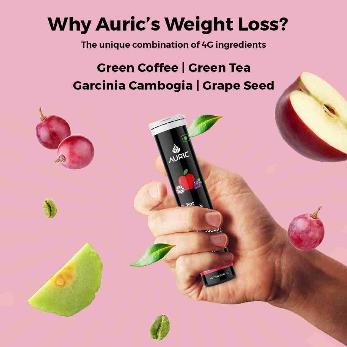 Auric Get Slim Effervescent | 20 Tab