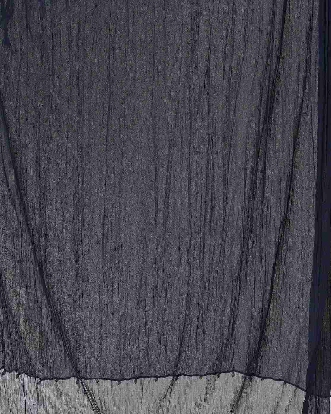 AVAASA MIX N' MATCH | Crushed Dupatta with Beaded Hems|2