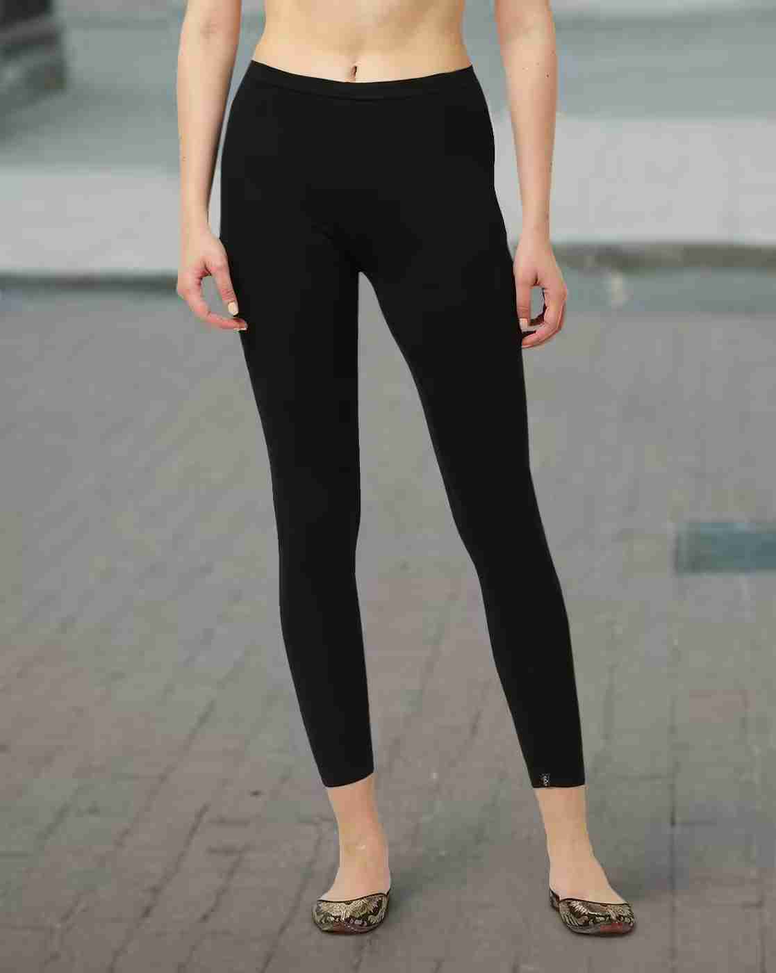 Ankle-Length Leggings with Elasticated Waist