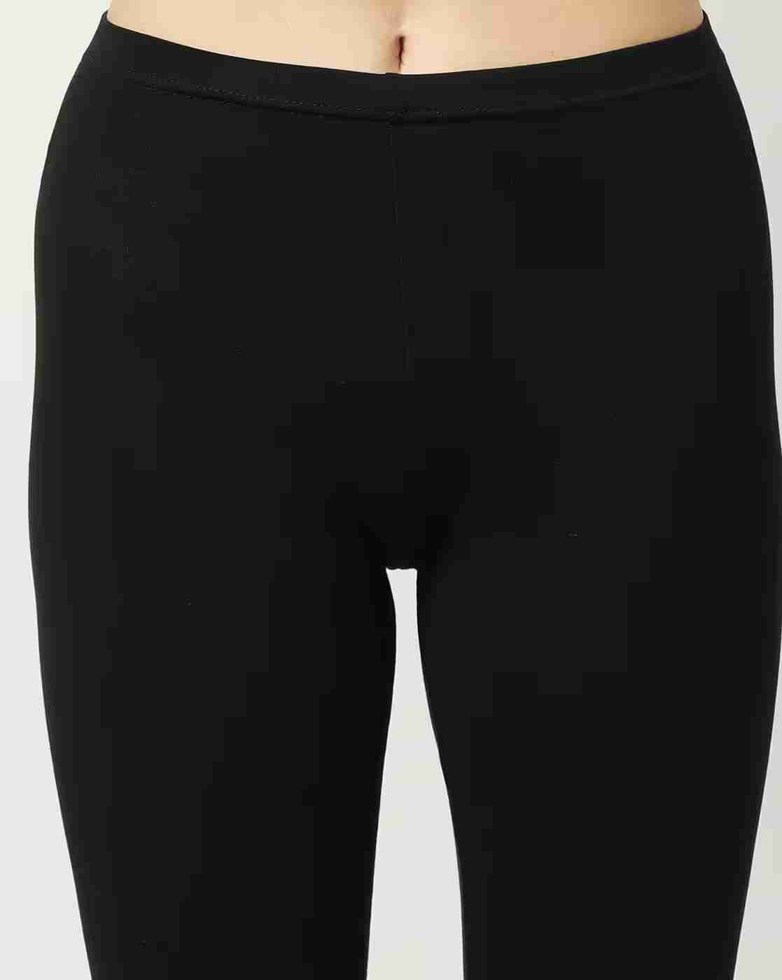 AVAASA MIX N' MATCH | Ankle-Length Leggings with Elasticated Waist|2