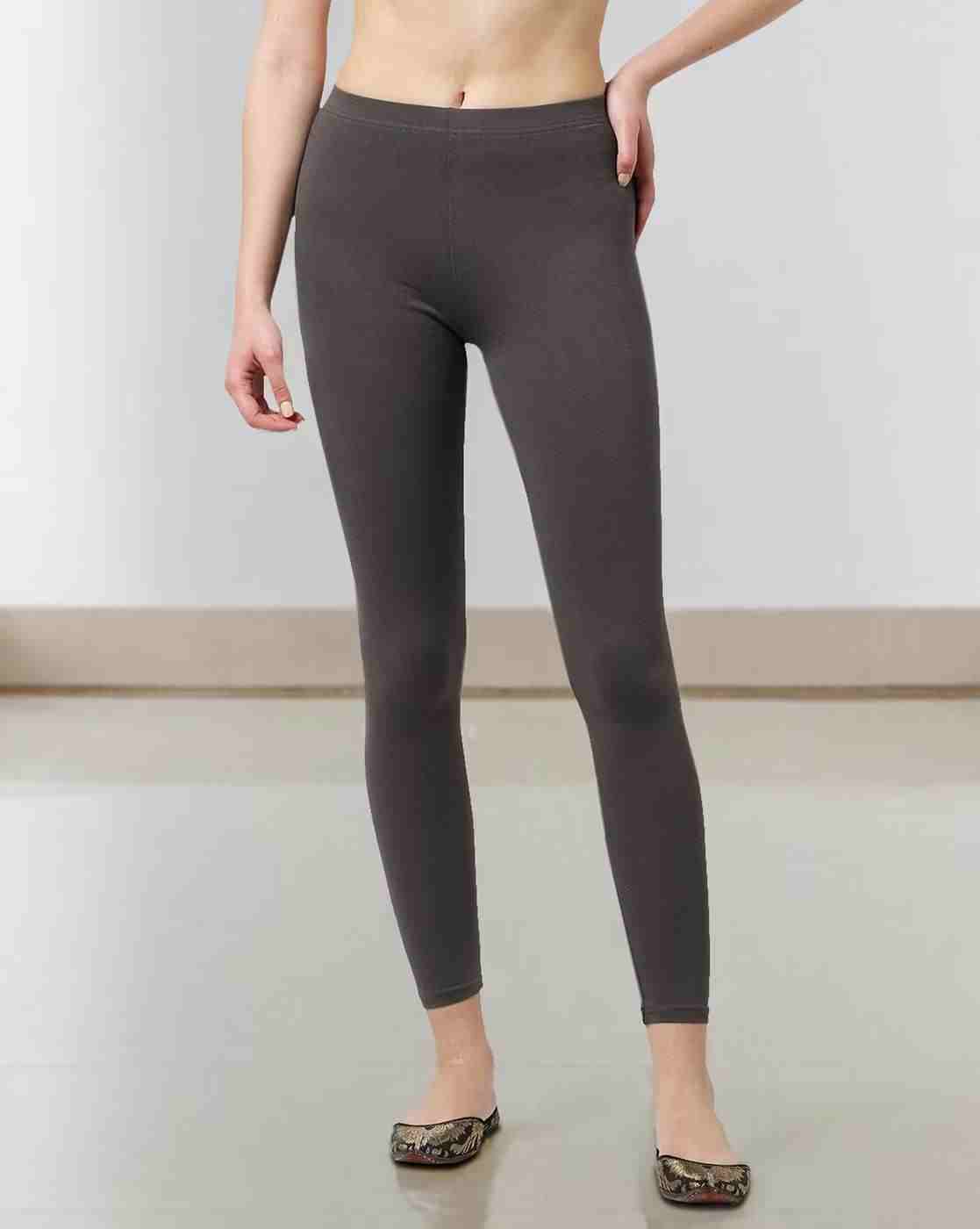 AVAASA MIX N' MATCH | Ankle-Length Leggings with Elasticated Waist|0