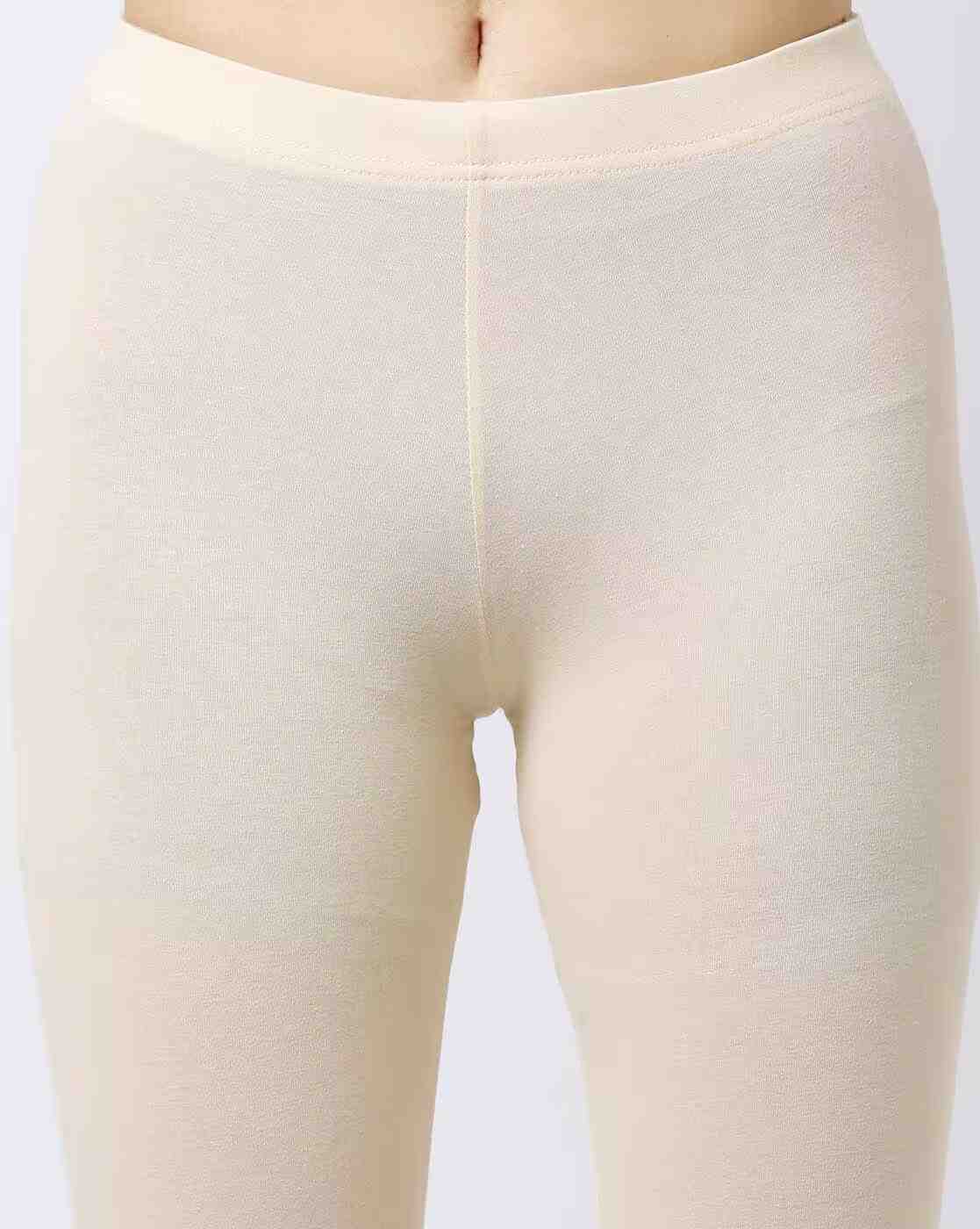 AVAASA MIX N' MATCH | Ankle-Length Leggings with Elasticated Waist|2