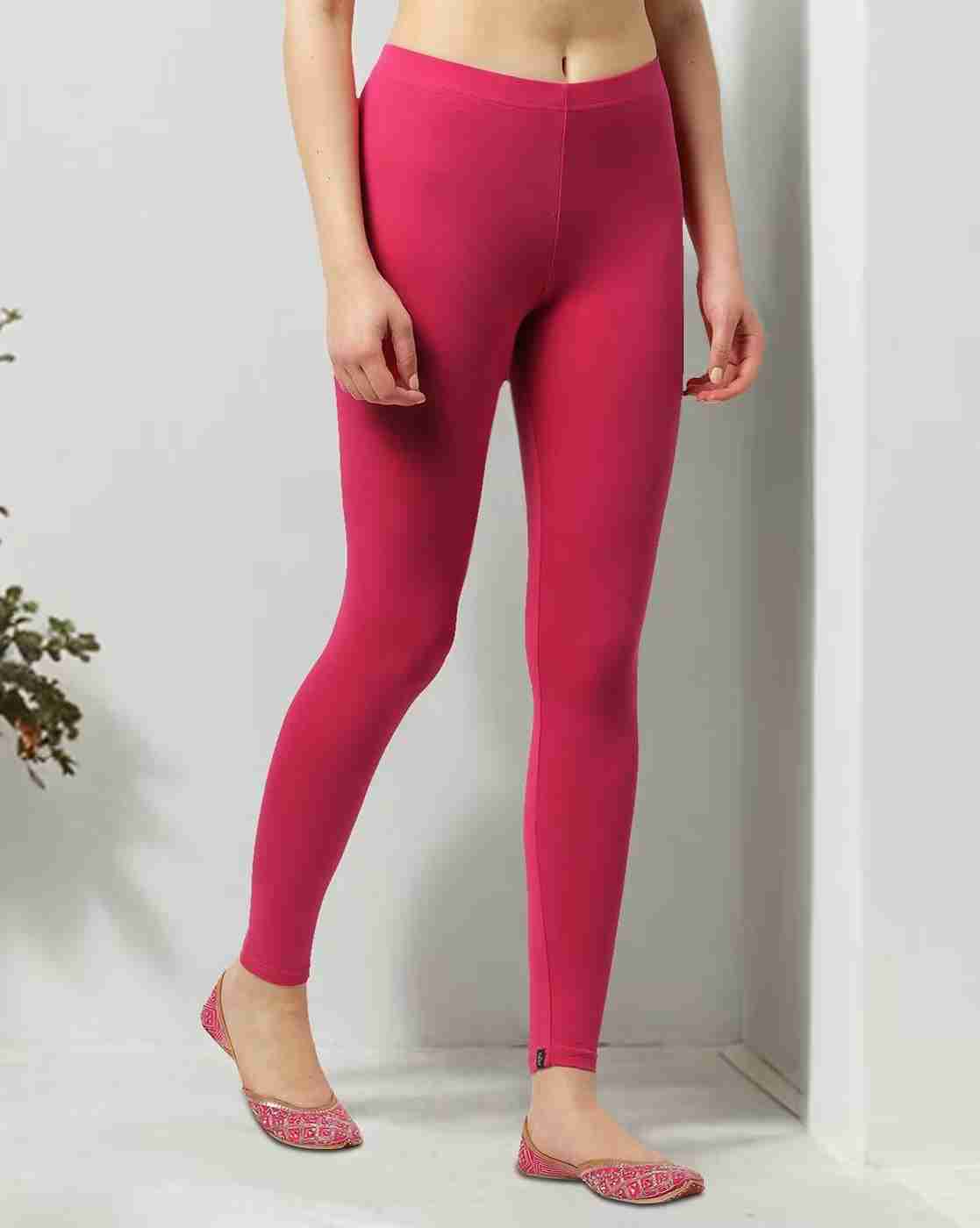 AVAASA MIX N' MATCH | Ankle-Length Leggings with Elasticated Waist|0