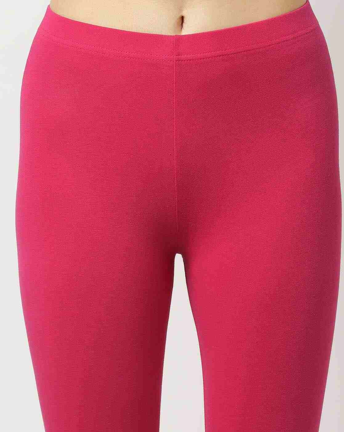 AVAASA MIX N' MATCH | Ankle-Length Leggings with Elasticated Waist|2