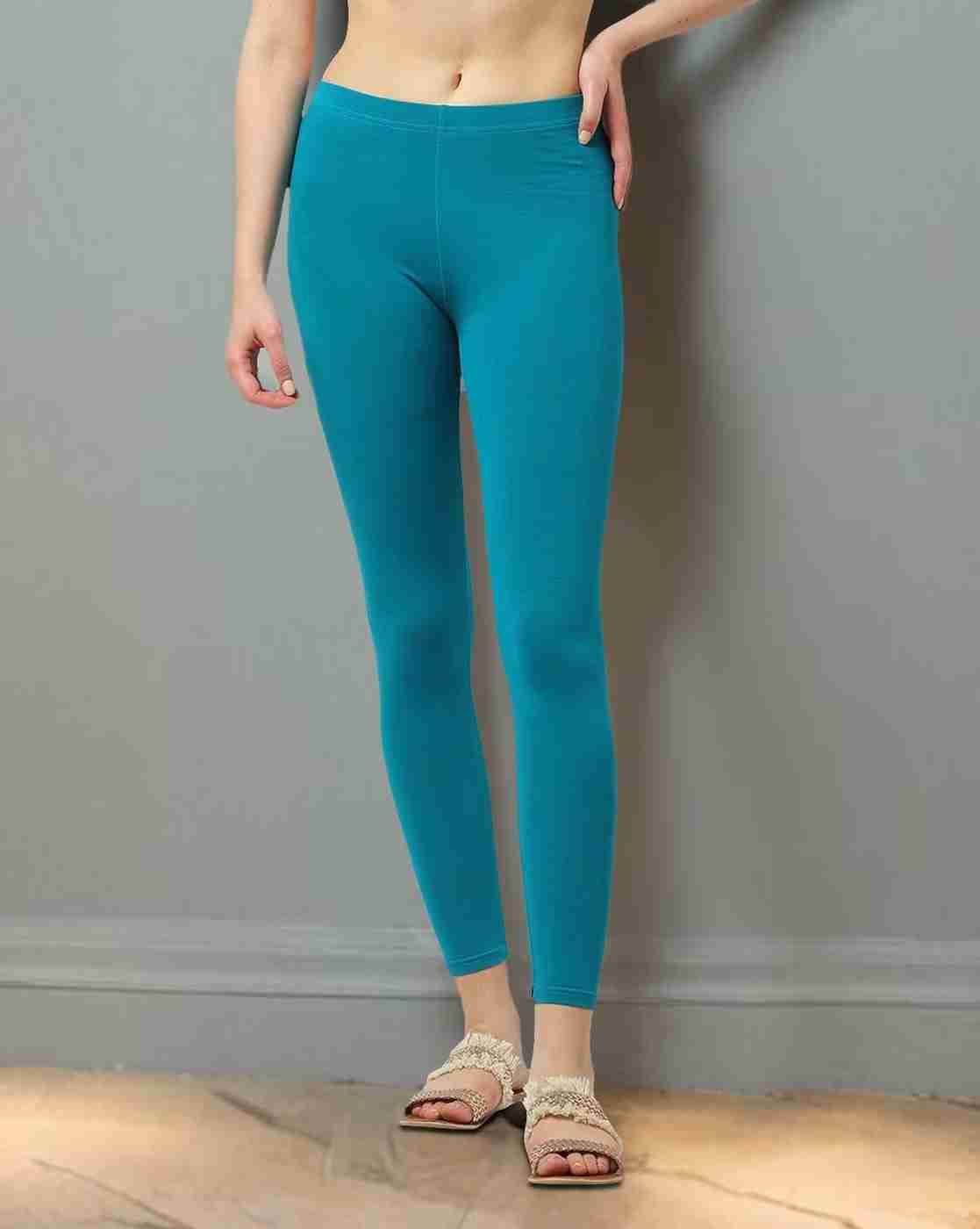 AVAASA MIX N' MATCH | Ankle-Length Leggings with Elasticated Waist|0