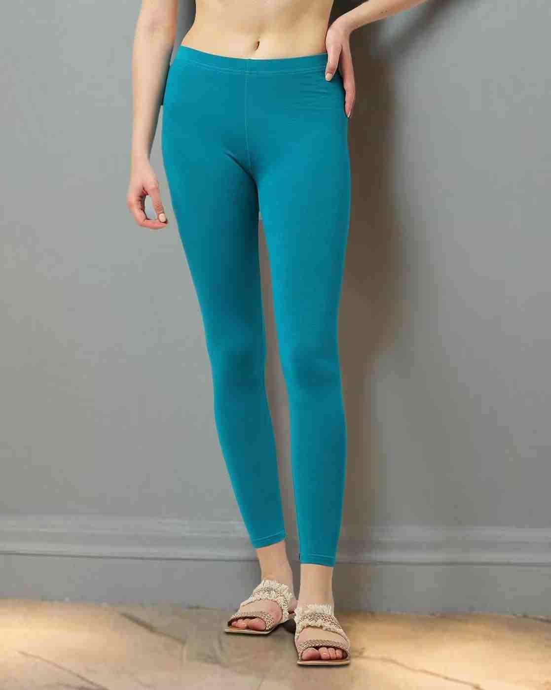 AVAASA MIX N' MATCH | Ankle-Length Leggings with Elasticated Waist|0