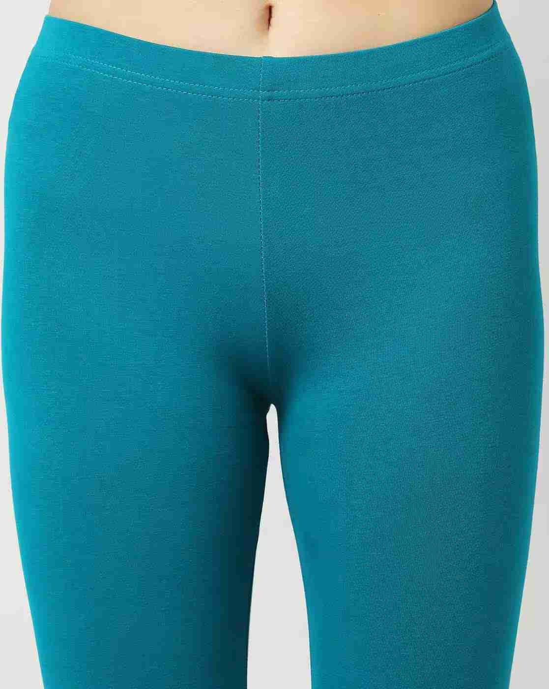 AVAASA MIX N' MATCH | Ankle-Length Leggings with Elasticated Waist|2