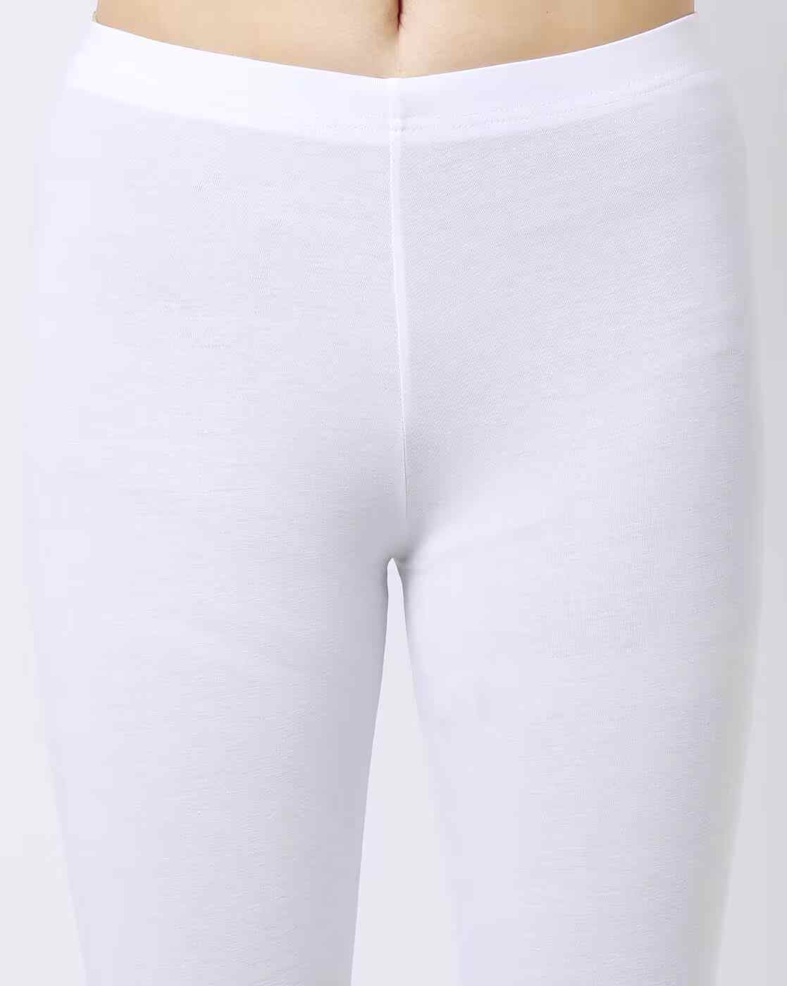AVAASA MIX N' MATCH | Ankle-Length Leggings with Elasticated Waist|2