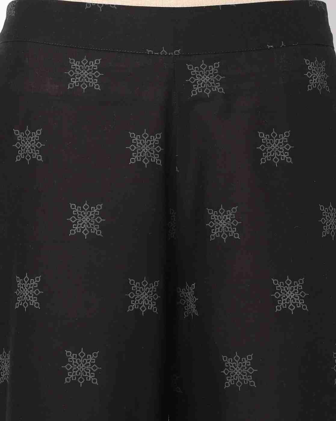 AVAASA MIX N' MATCH | Printed Palazzos with Elasticated Waist|3