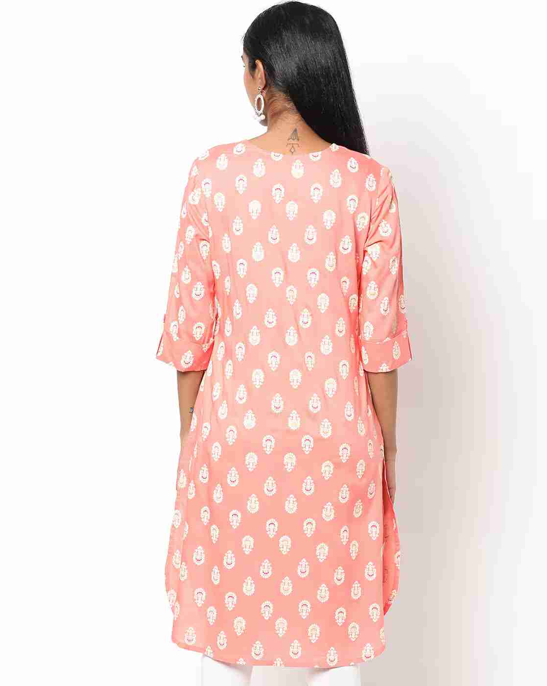AVAASA MIX N' MATCH | Printed Straight Kurta|2