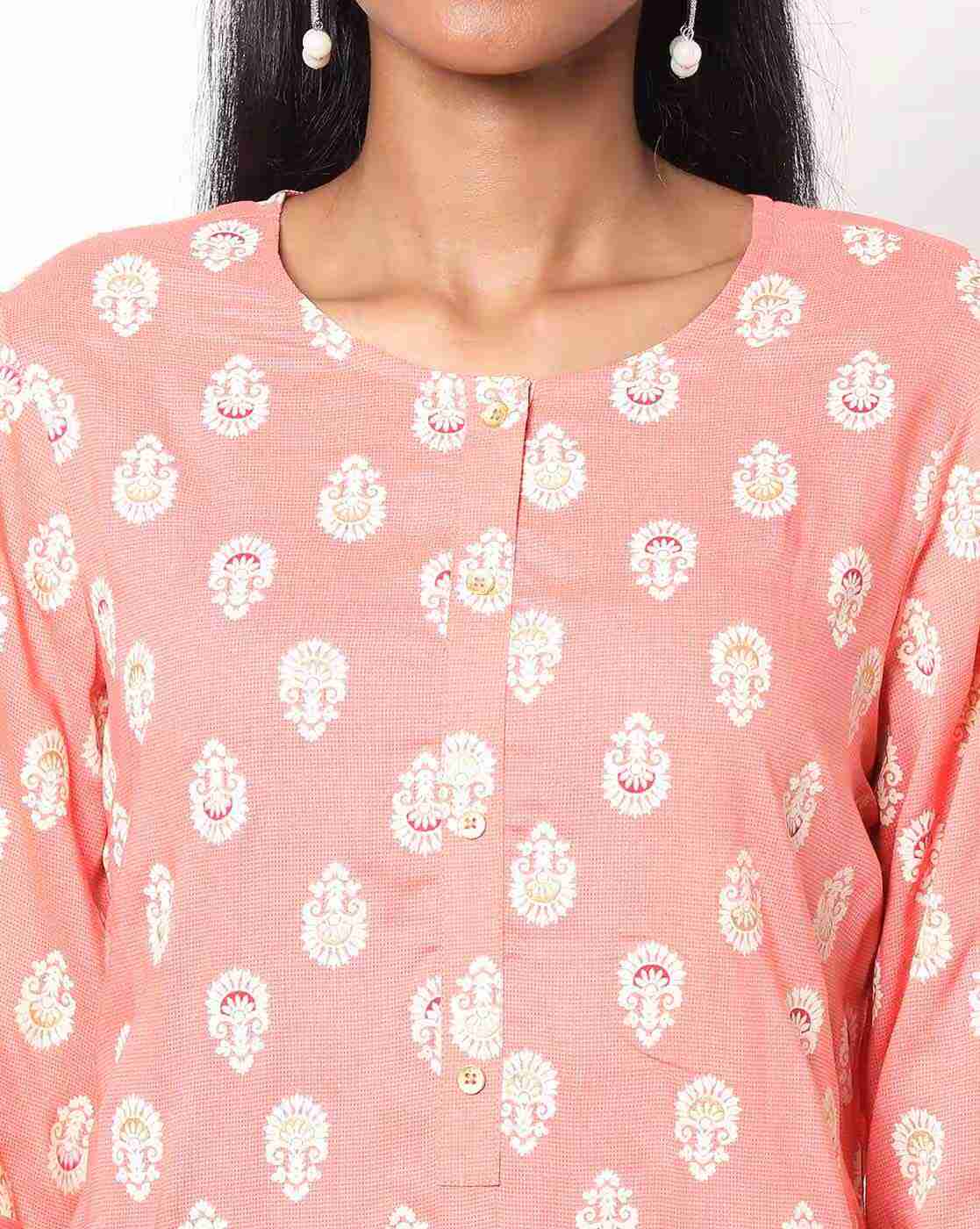 AVAASA MIX N' MATCH | Printed Straight Kurta|3