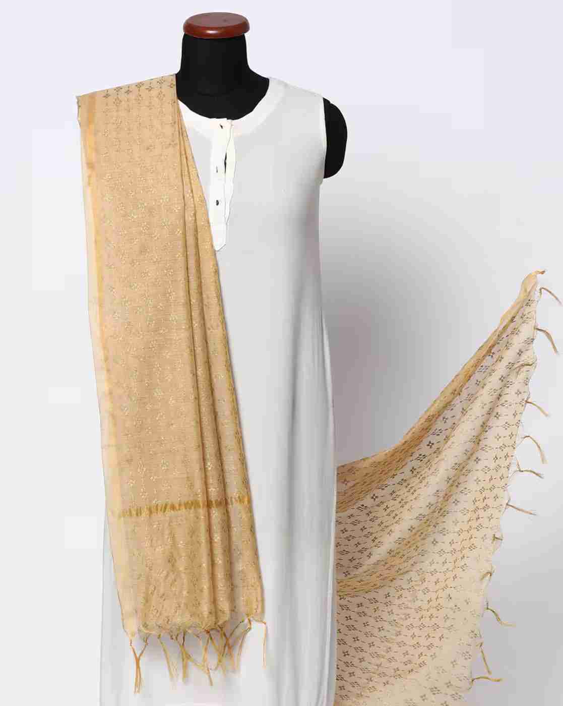 AVAASA MIX N' MATCH | Printed Dupatta with Tassels|0