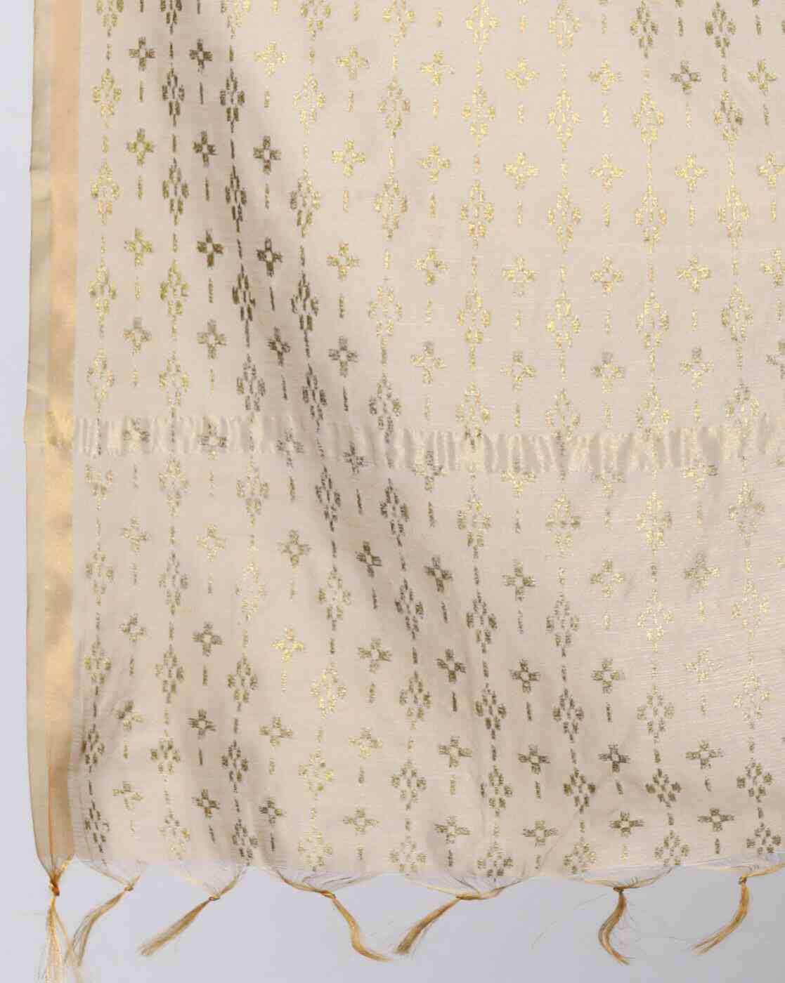 AVAASA MIX N' MATCH | Printed Dupatta with Tassels|1
