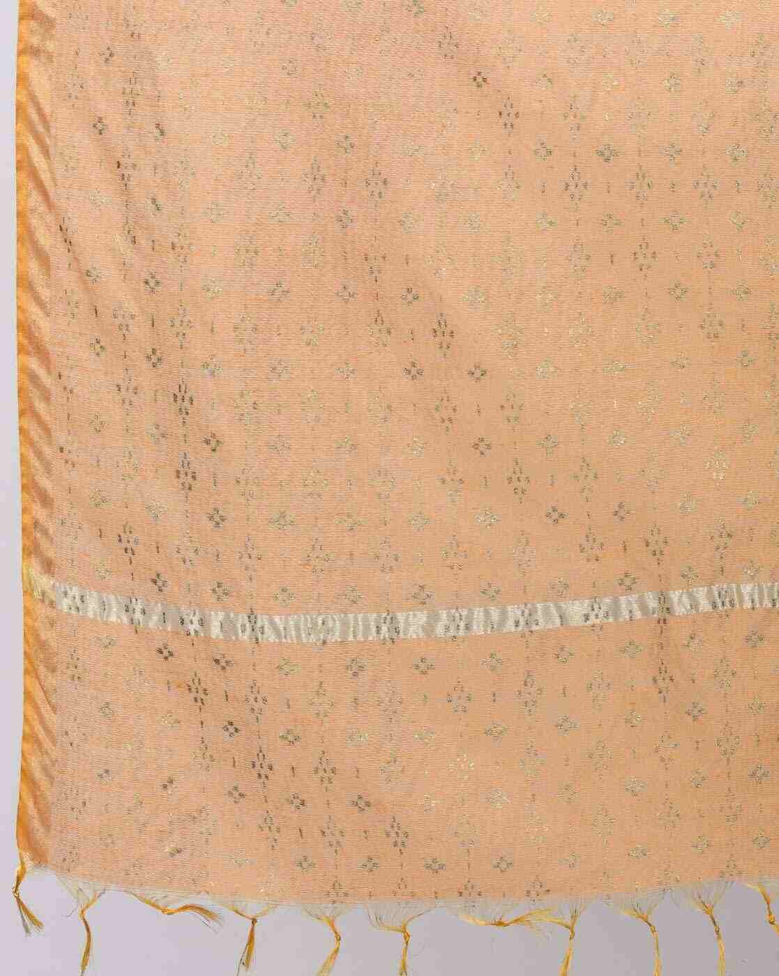 AVAASA MIX N' MATCH | Printed Dupatta with Tassels|1