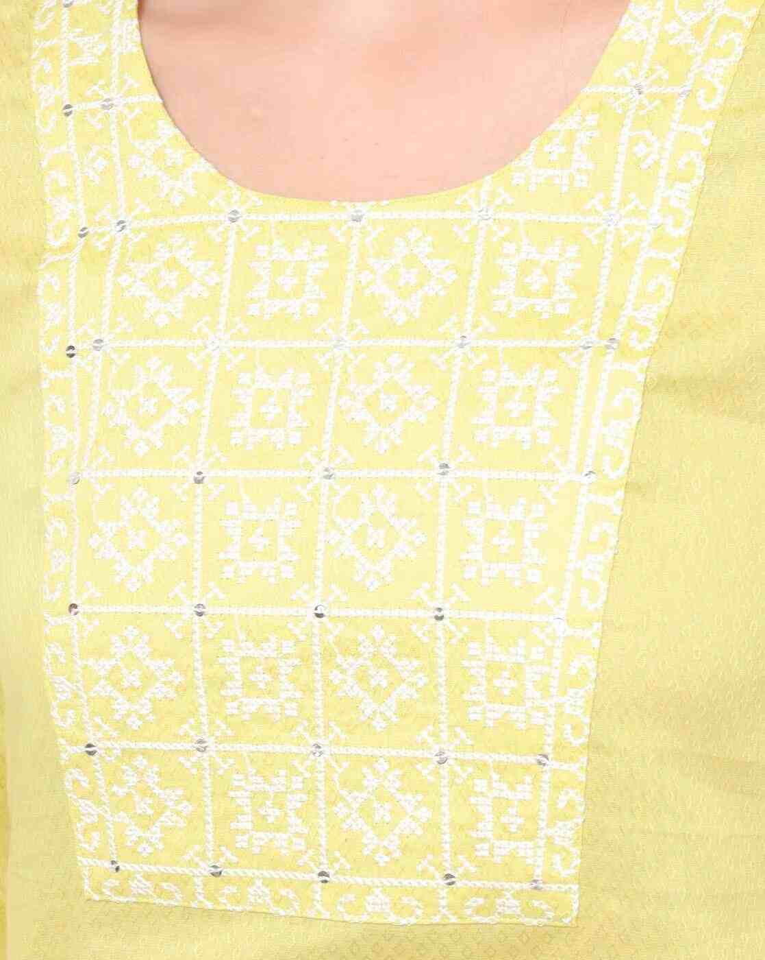 AVAASA MIX N' MATCH | Embroidered Straight Kurta|3