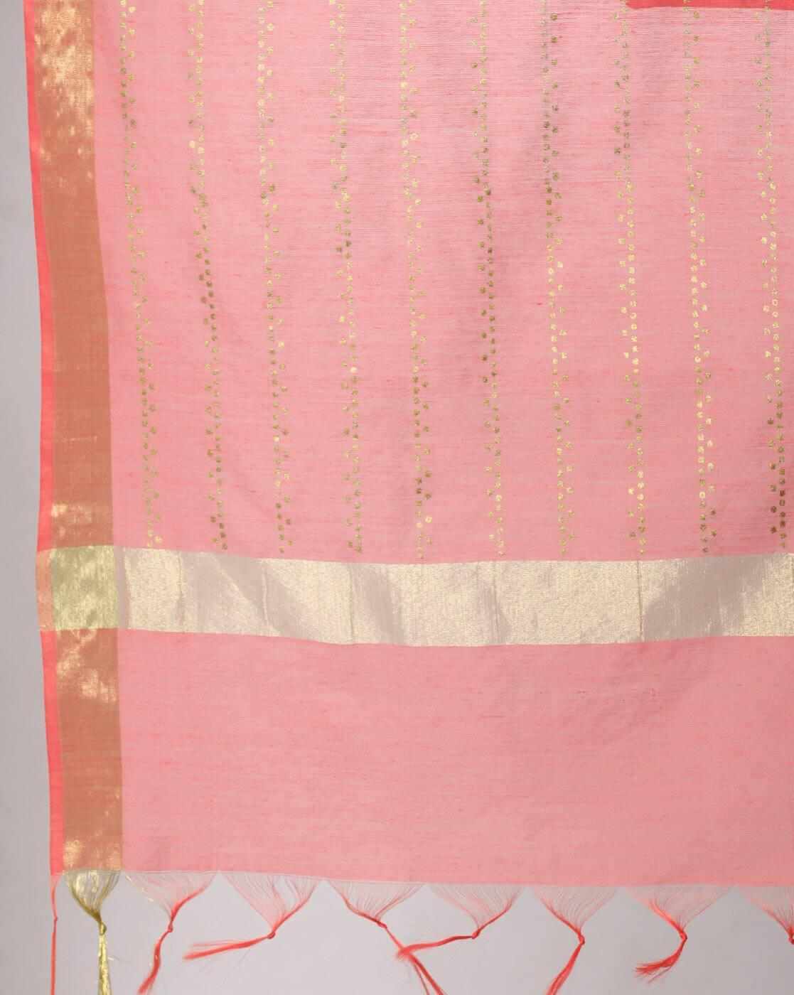 AVAASA MIX N' MATCH | Printed Chiffon Dupatta with Fringes|1