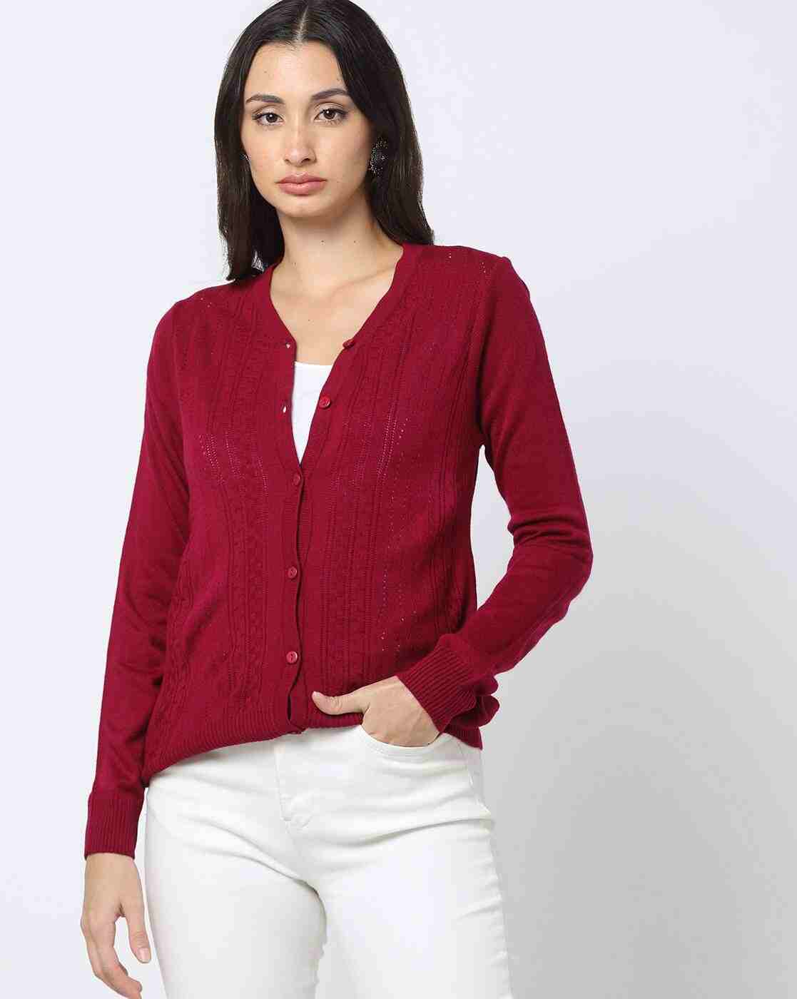 AVAASA MIX N' MATCH | V-neck Knit Cardigan|0