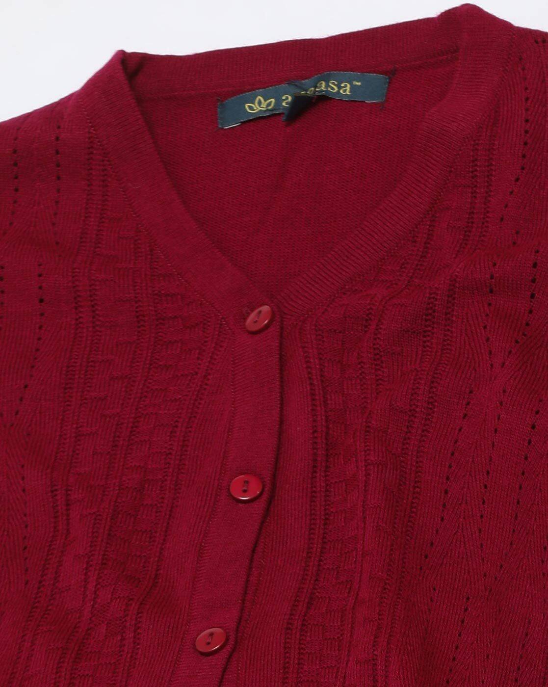 AVAASA MIX N' MATCH | V-neck Knit Cardigan|4