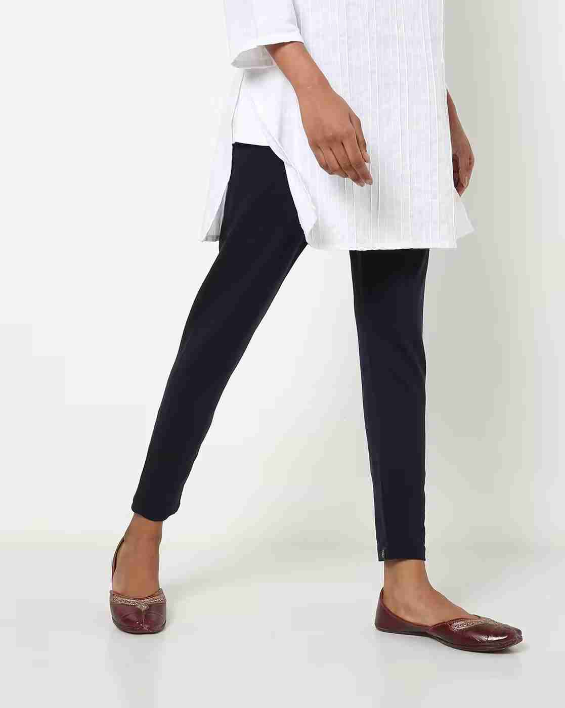 Ankle-Length Winter Leggings with Elasticated Waist